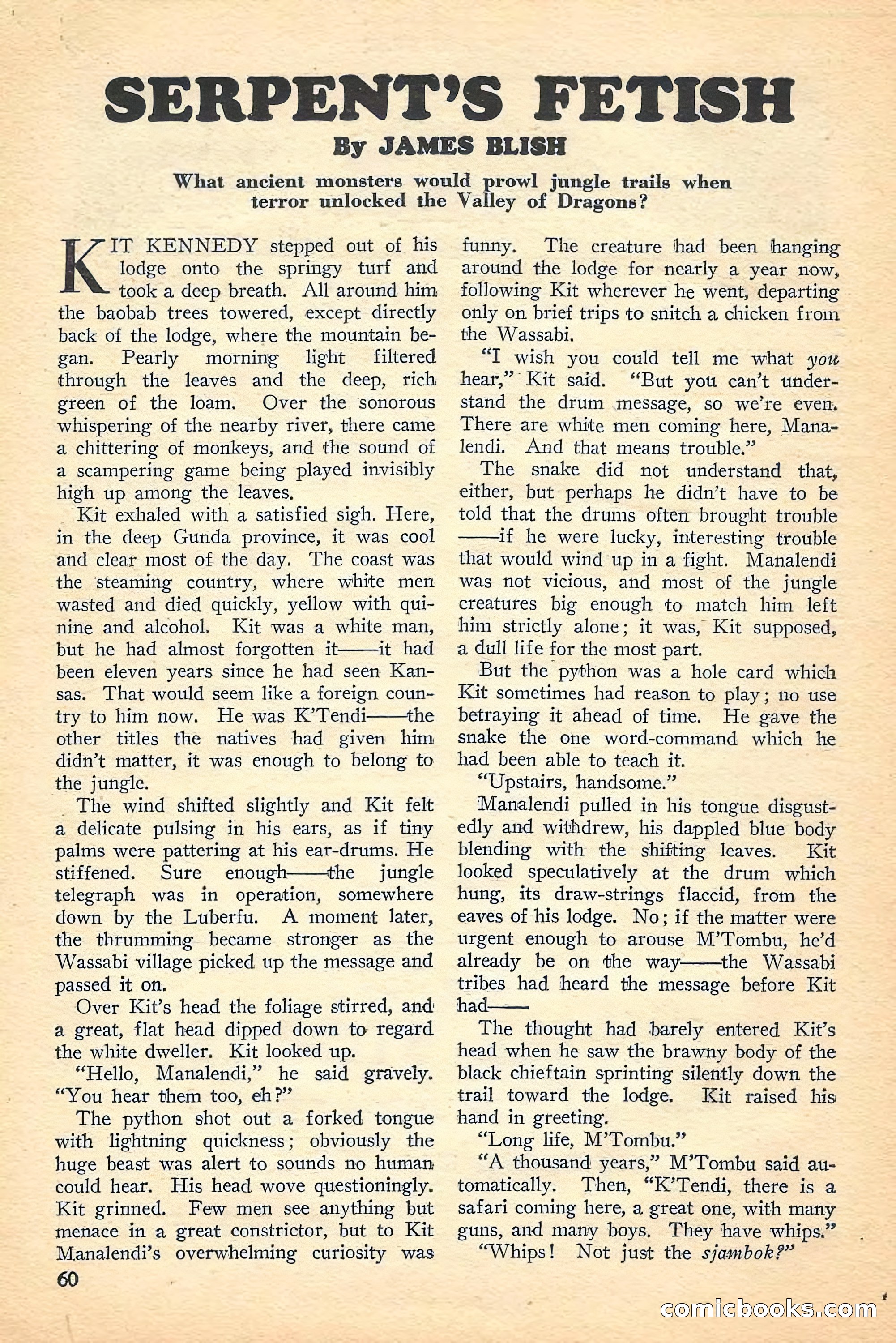 Jungle Stories, Winter Issue — page 62 of 132