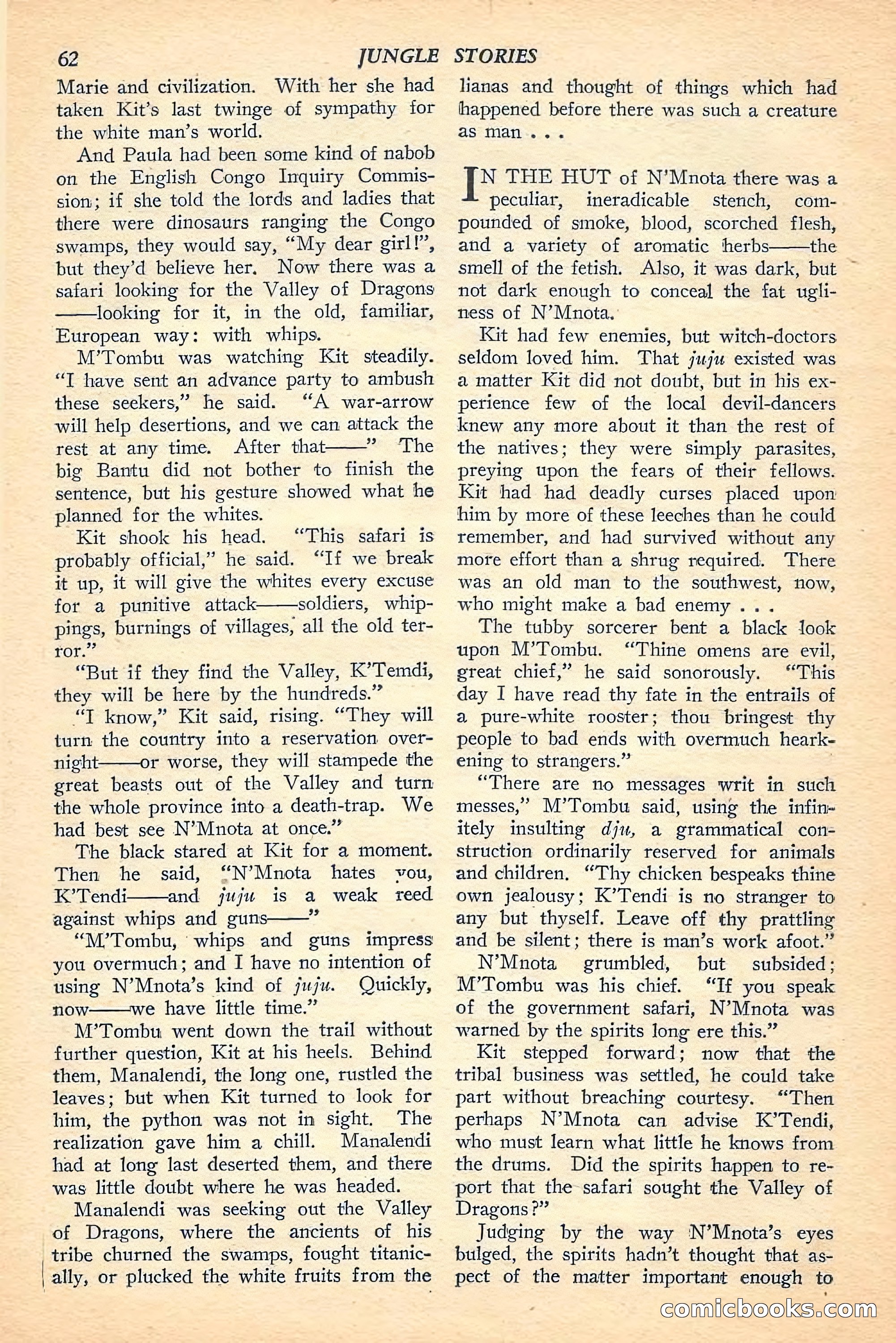 Jungle Stories, Winter Issue — page 64 of 132