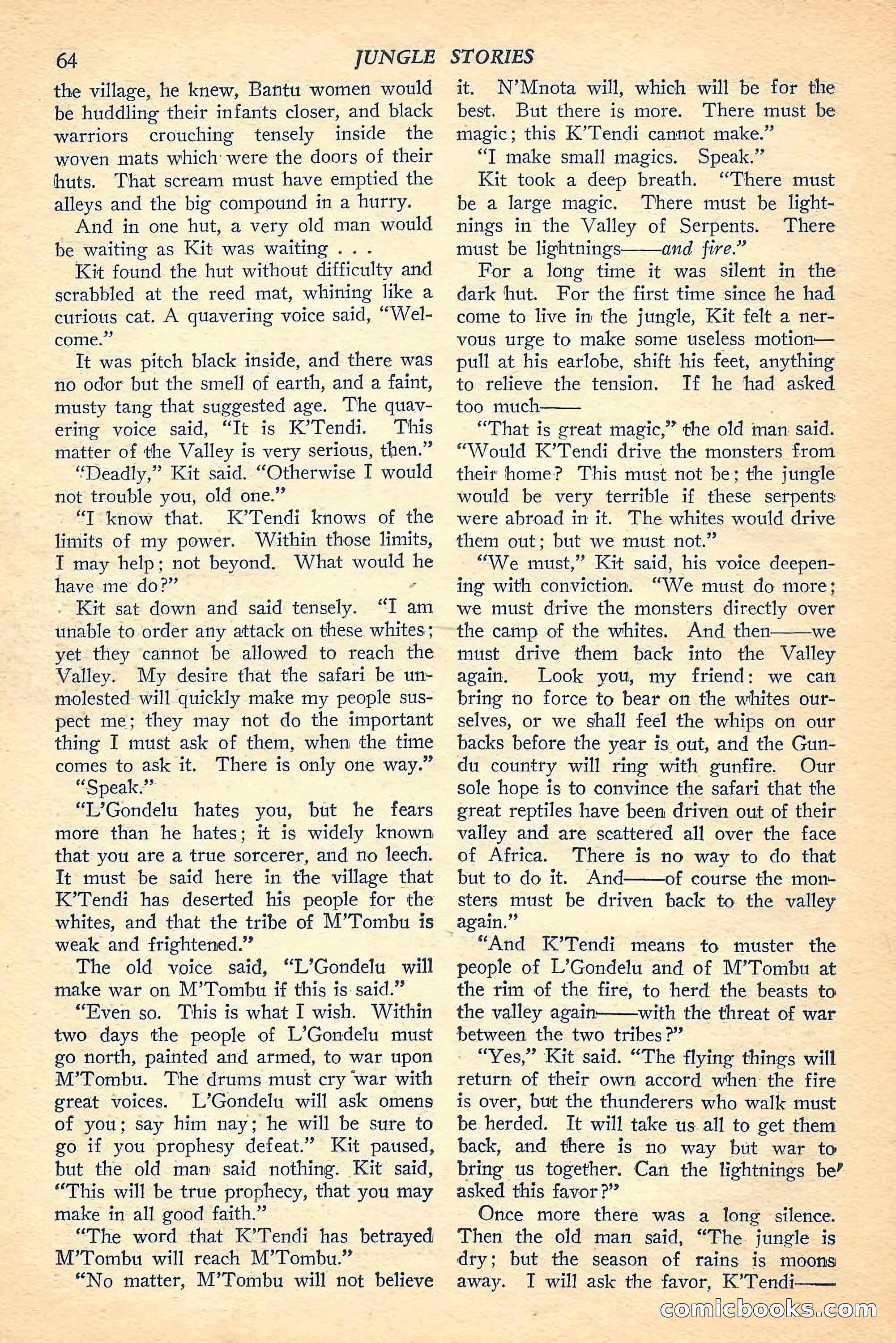 Jungle Stories, Winter Issue — page 66 of 132