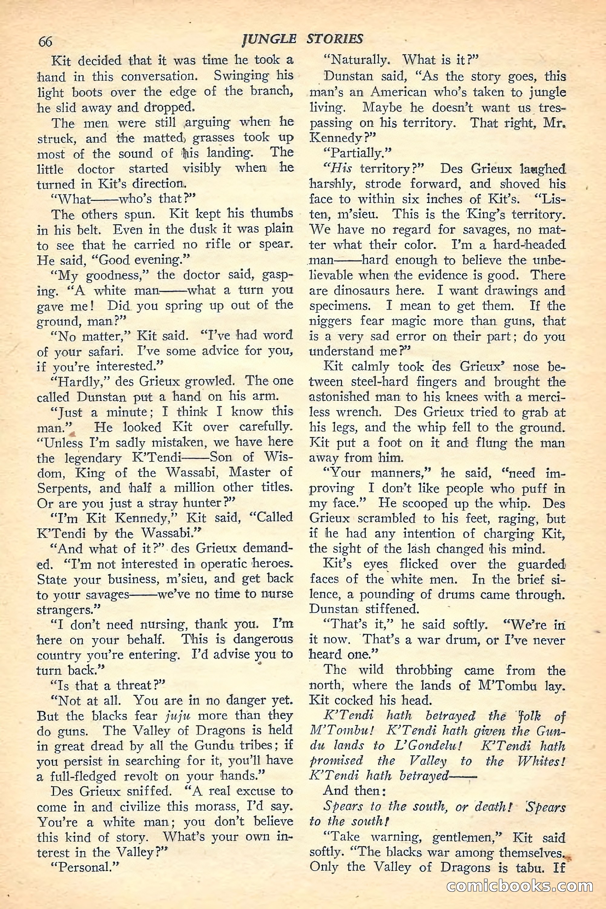 Jungle Stories, Winter Issue — page 68 of 132