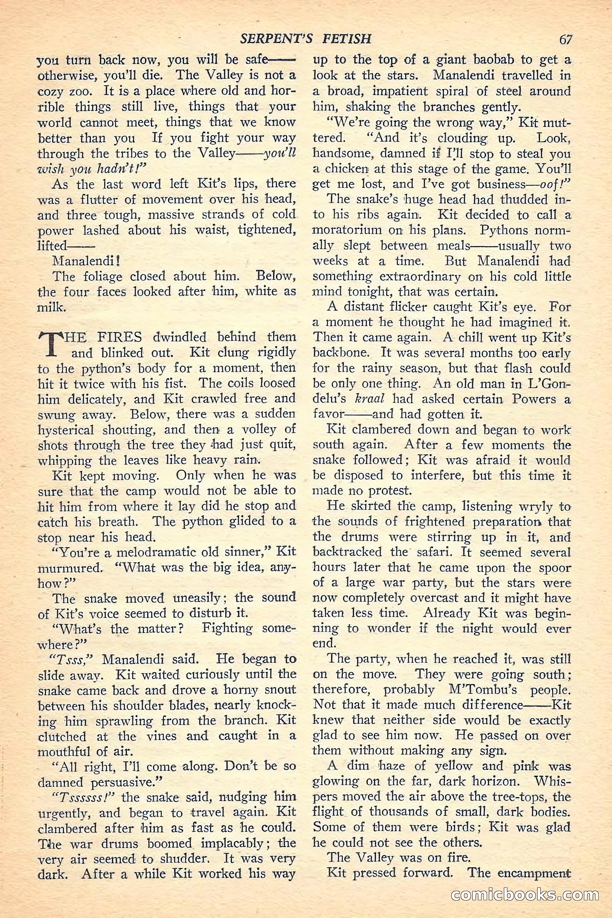 Jungle Stories, Winter Issue — page 69 of 132