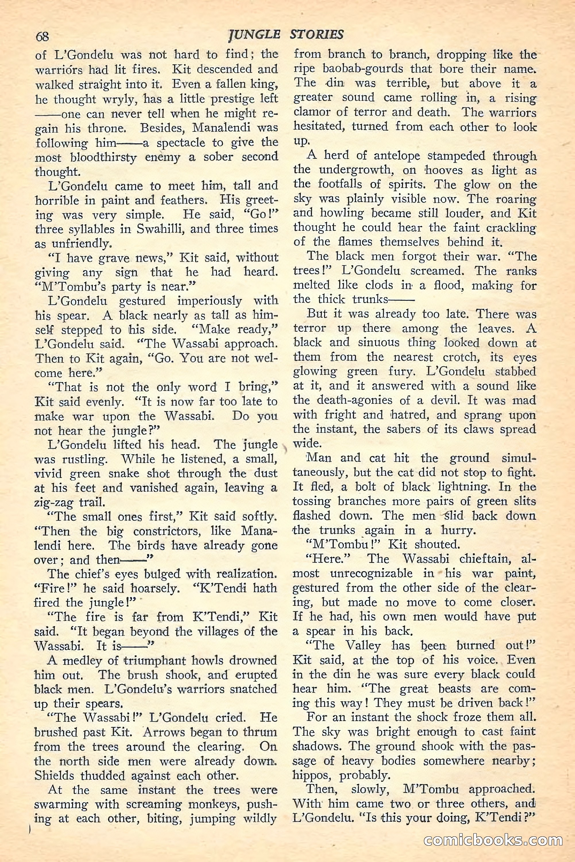 Jungle Stories, Winter Issue — page 70 of 132