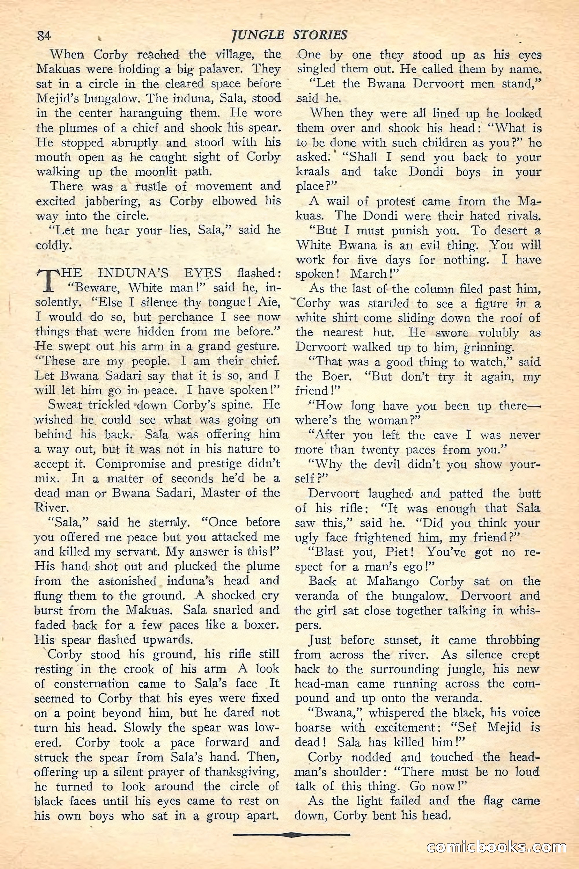 Jungle Stories, Winter Issue — page 86 of 132