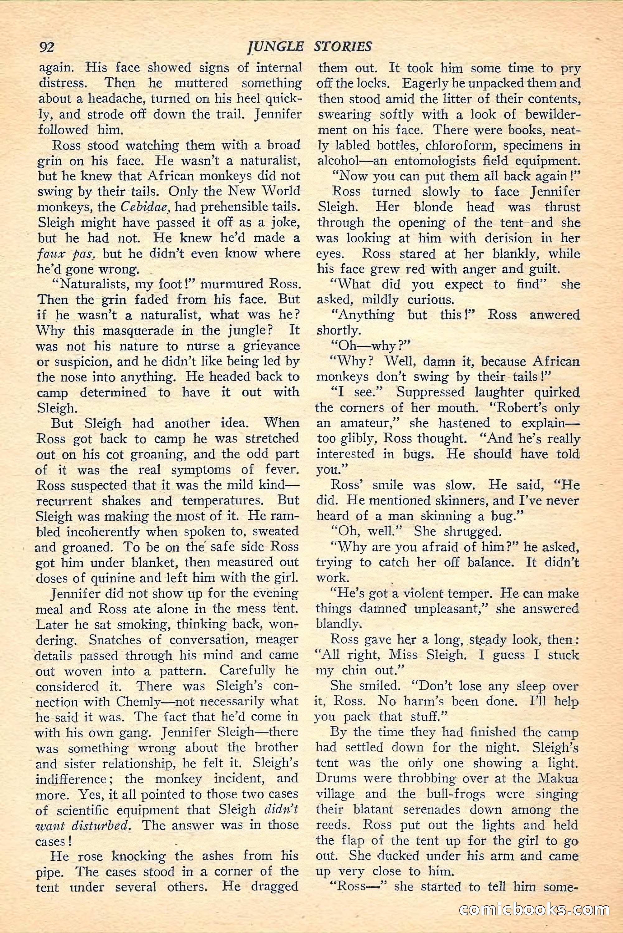 Jungle Stories, Winter Issue — page 94 of 132