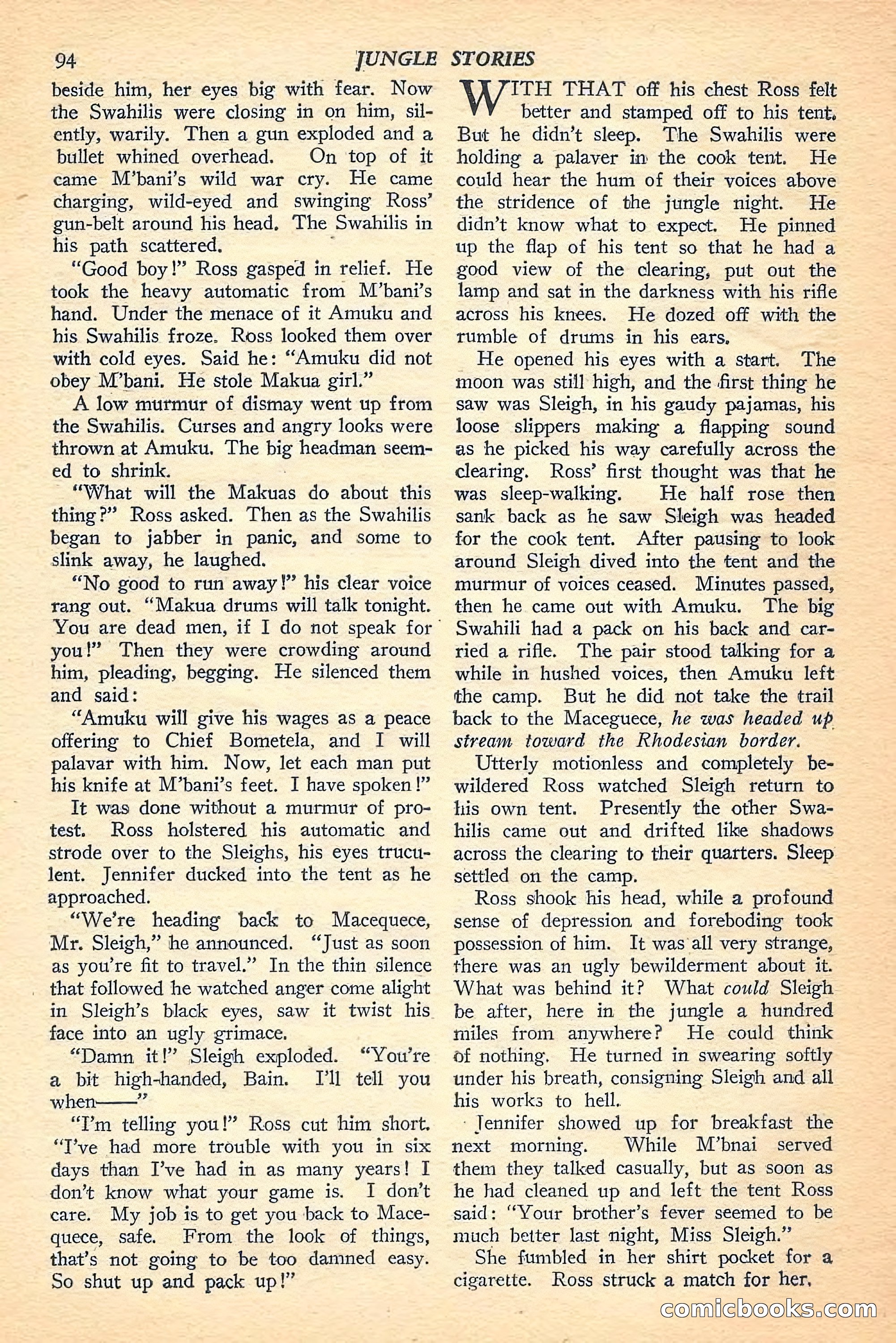 Jungle Stories, Winter Issue — page 96 of 132