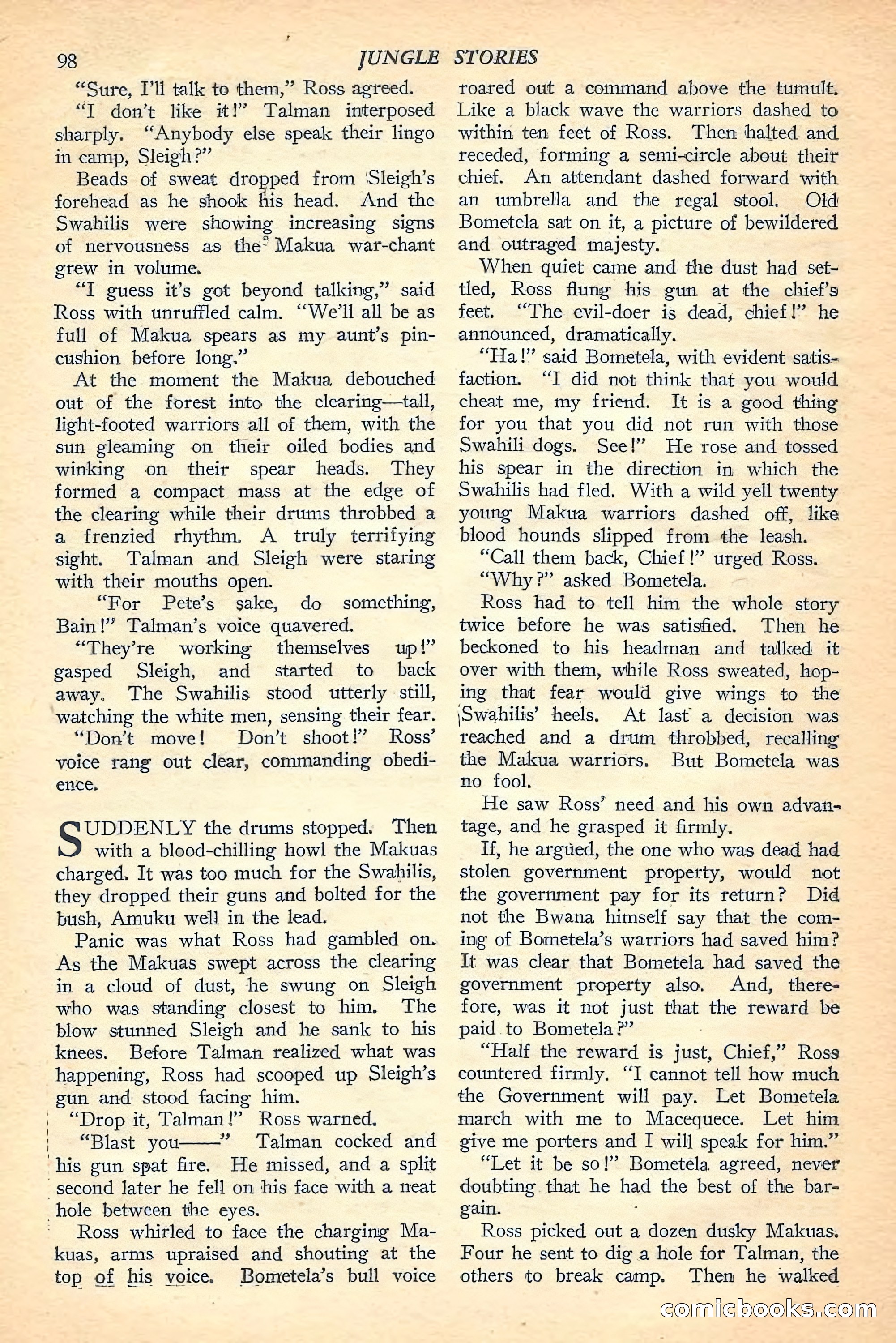 Jungle Stories, Winter Issue — page 100 of 132
