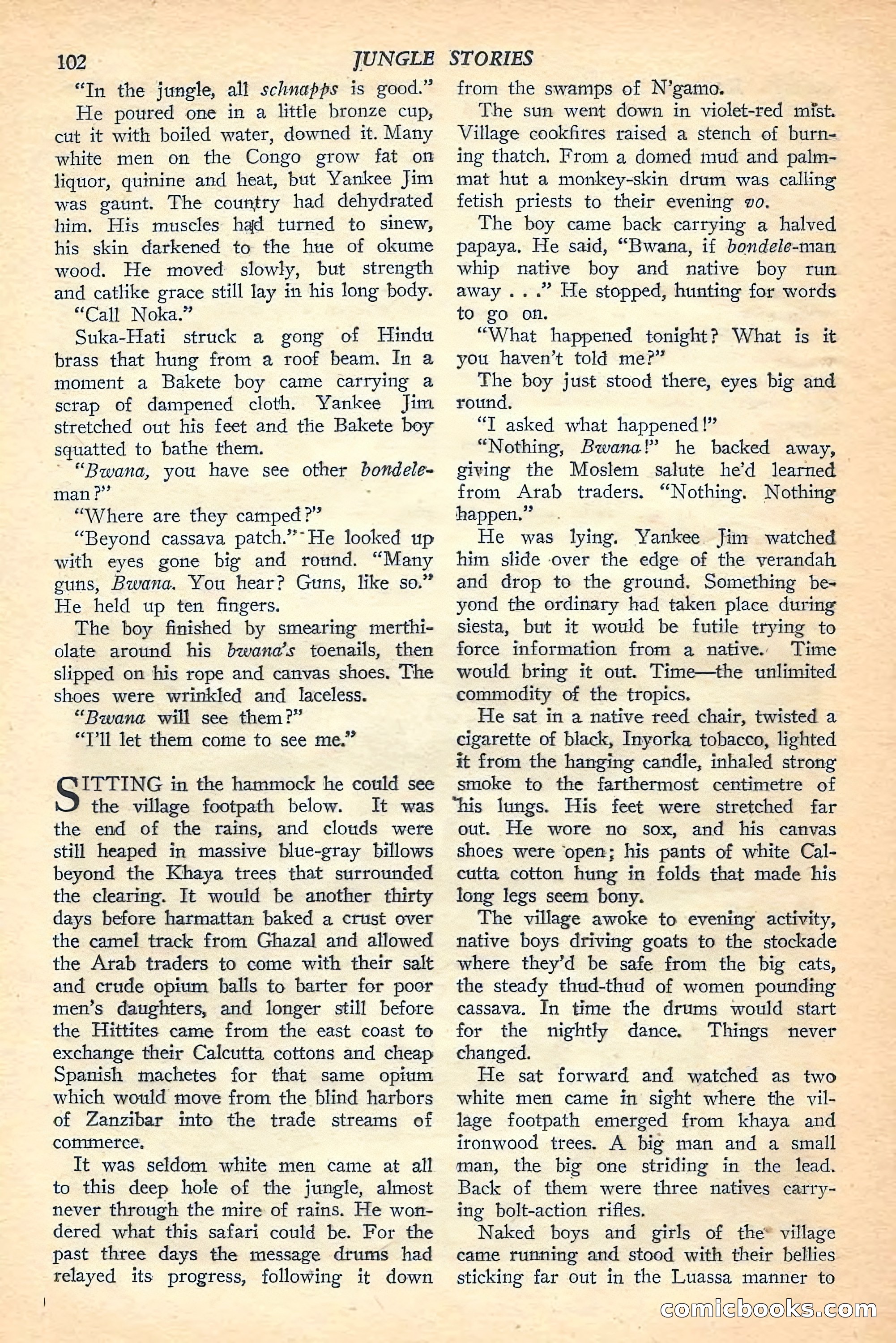 Jungle Stories, Winter Issue — page 104 of 132
