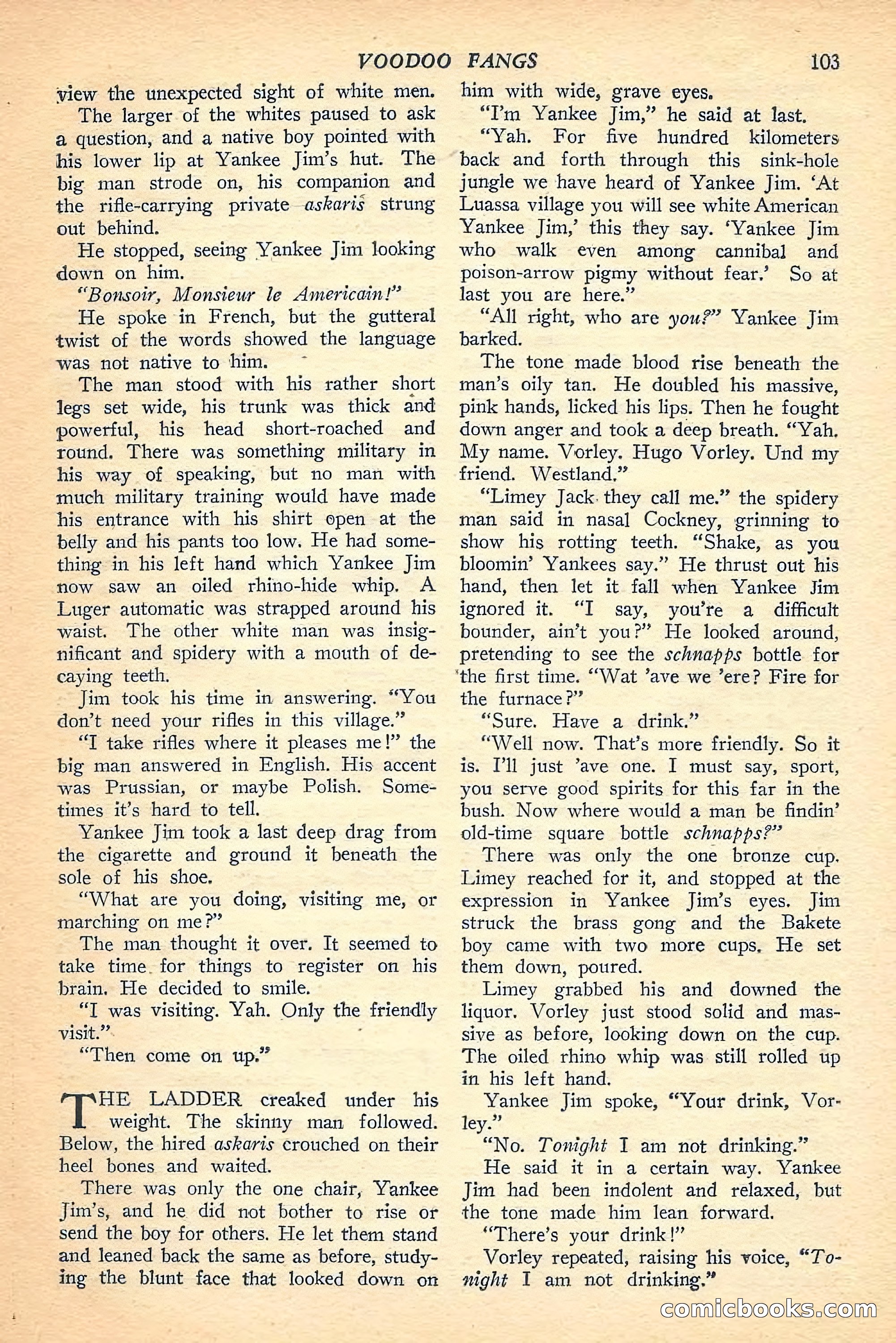 Jungle Stories, Winter Issue — page 105 of 132