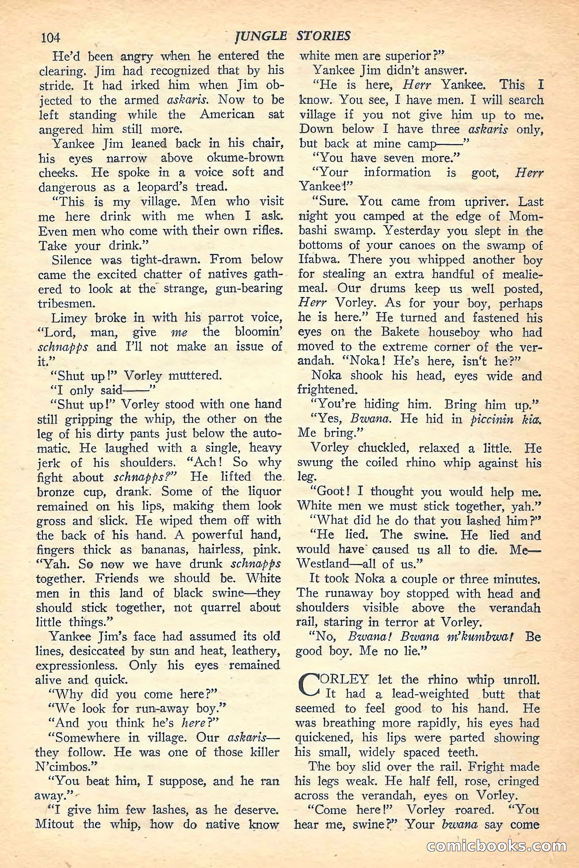 Jungle Stories, Winter Issue — page 106 of 132
