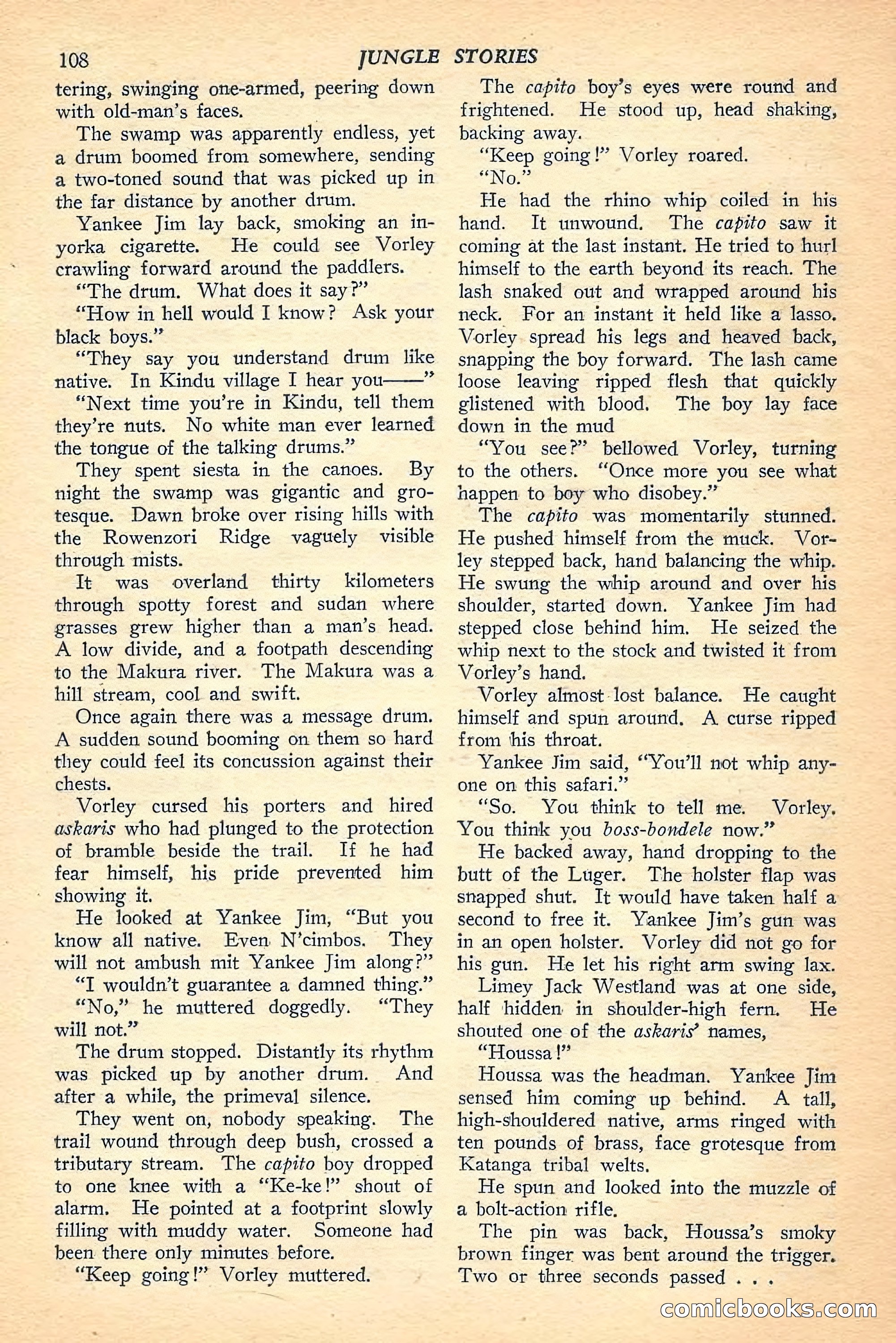 Jungle Stories, Winter Issue — page 110 of 132