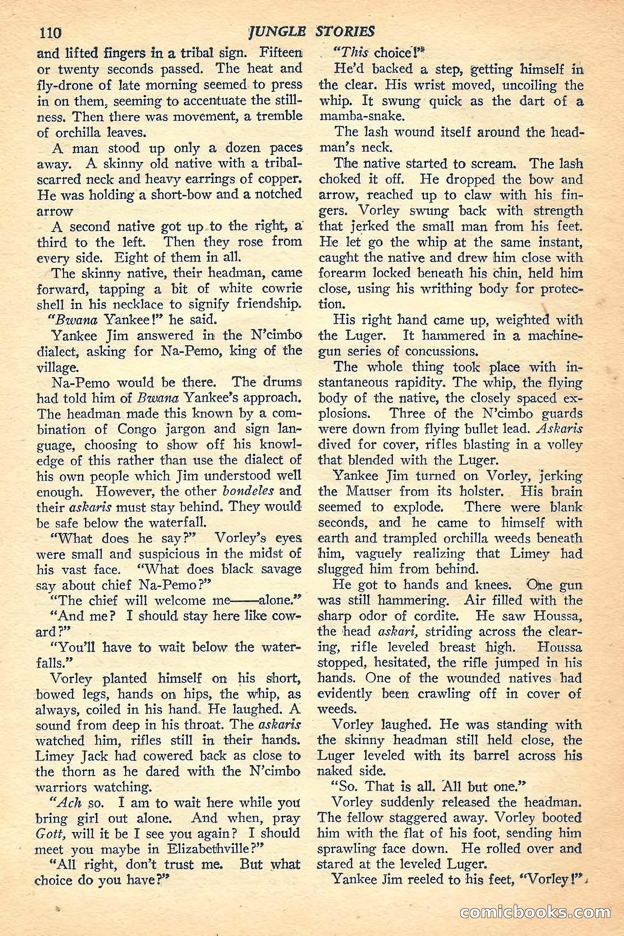 Jungle Stories, Winter Issue — page 112 of 132