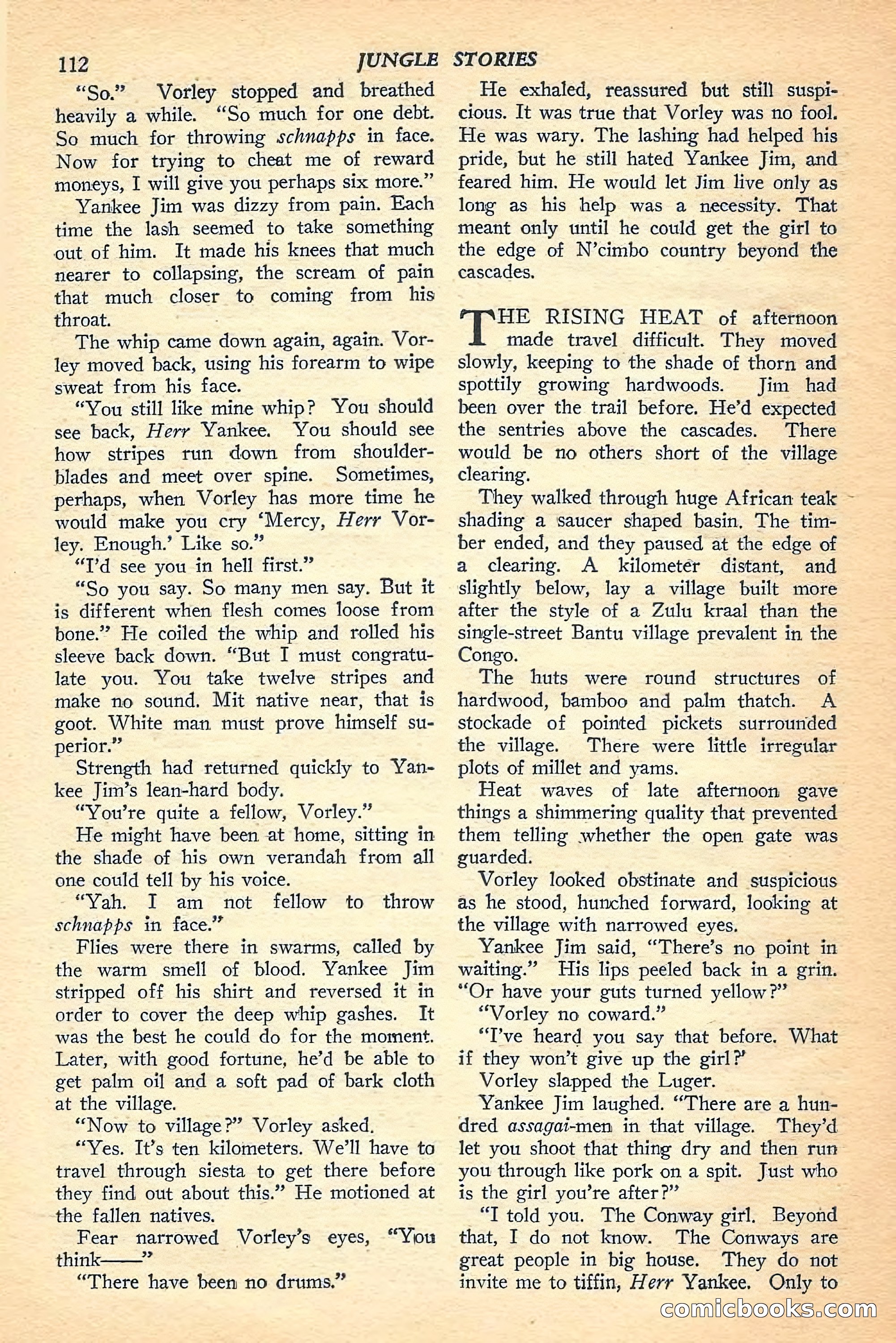 Jungle Stories, Winter Issue — page 114 of 132