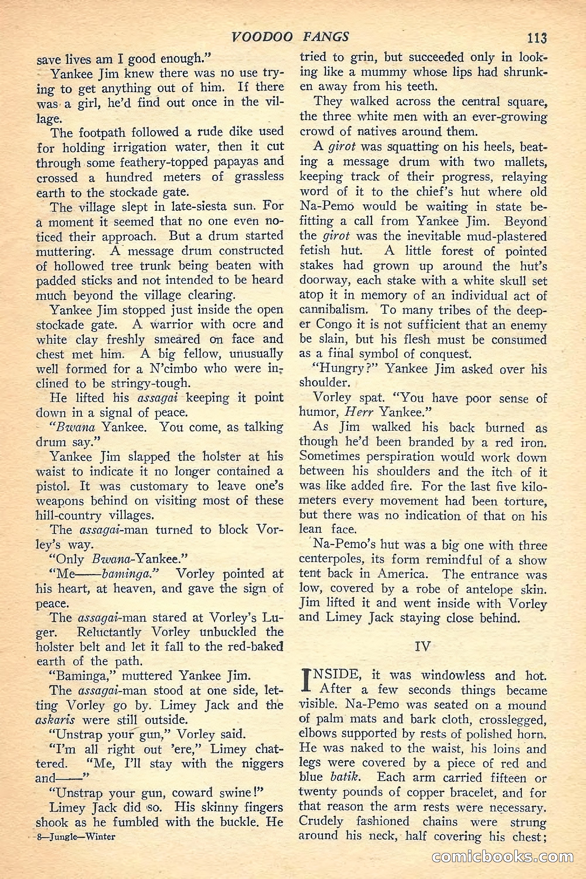Jungle Stories, Winter Issue — page 115 of 132