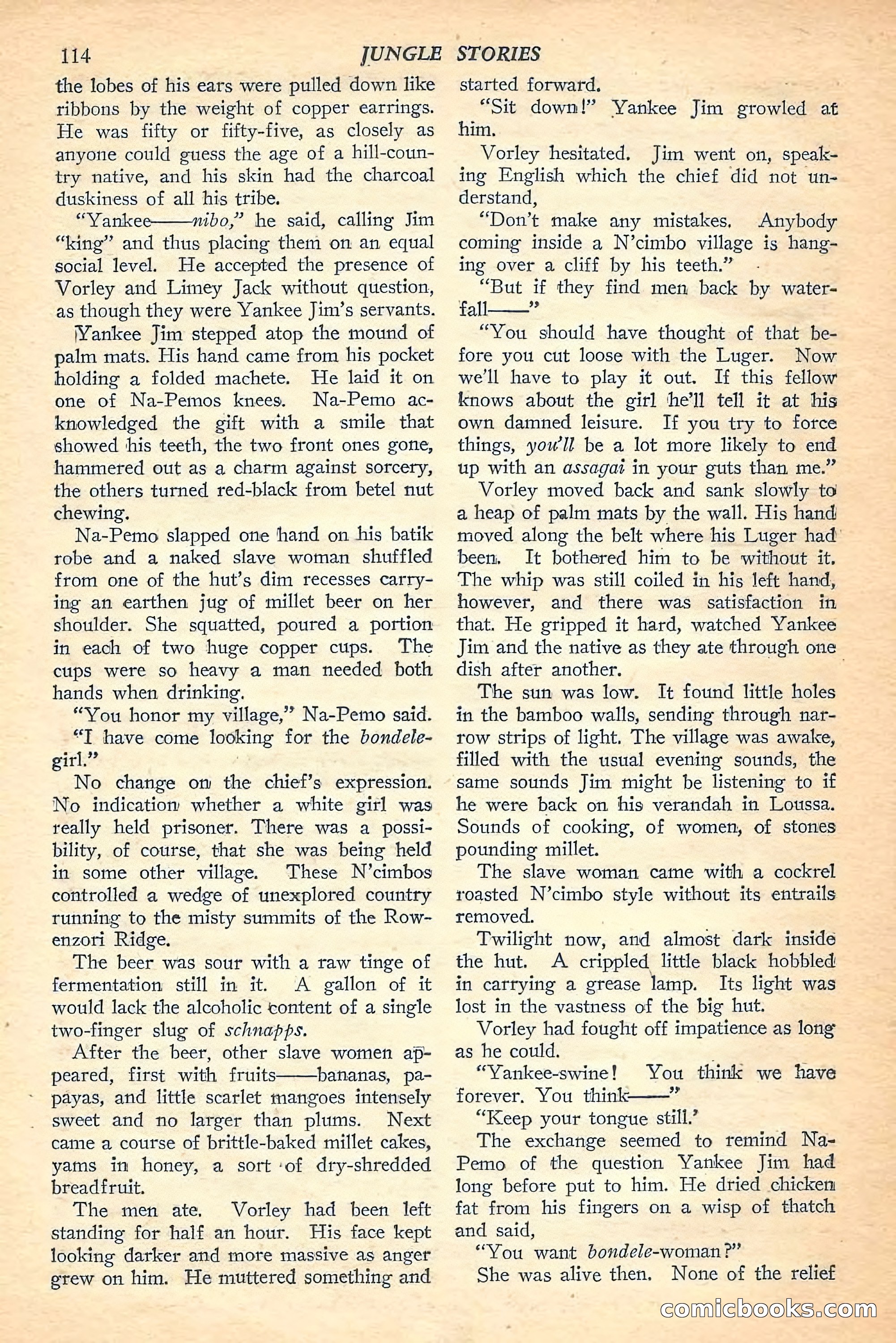 Jungle Stories, Winter Issue — page 116 of 132