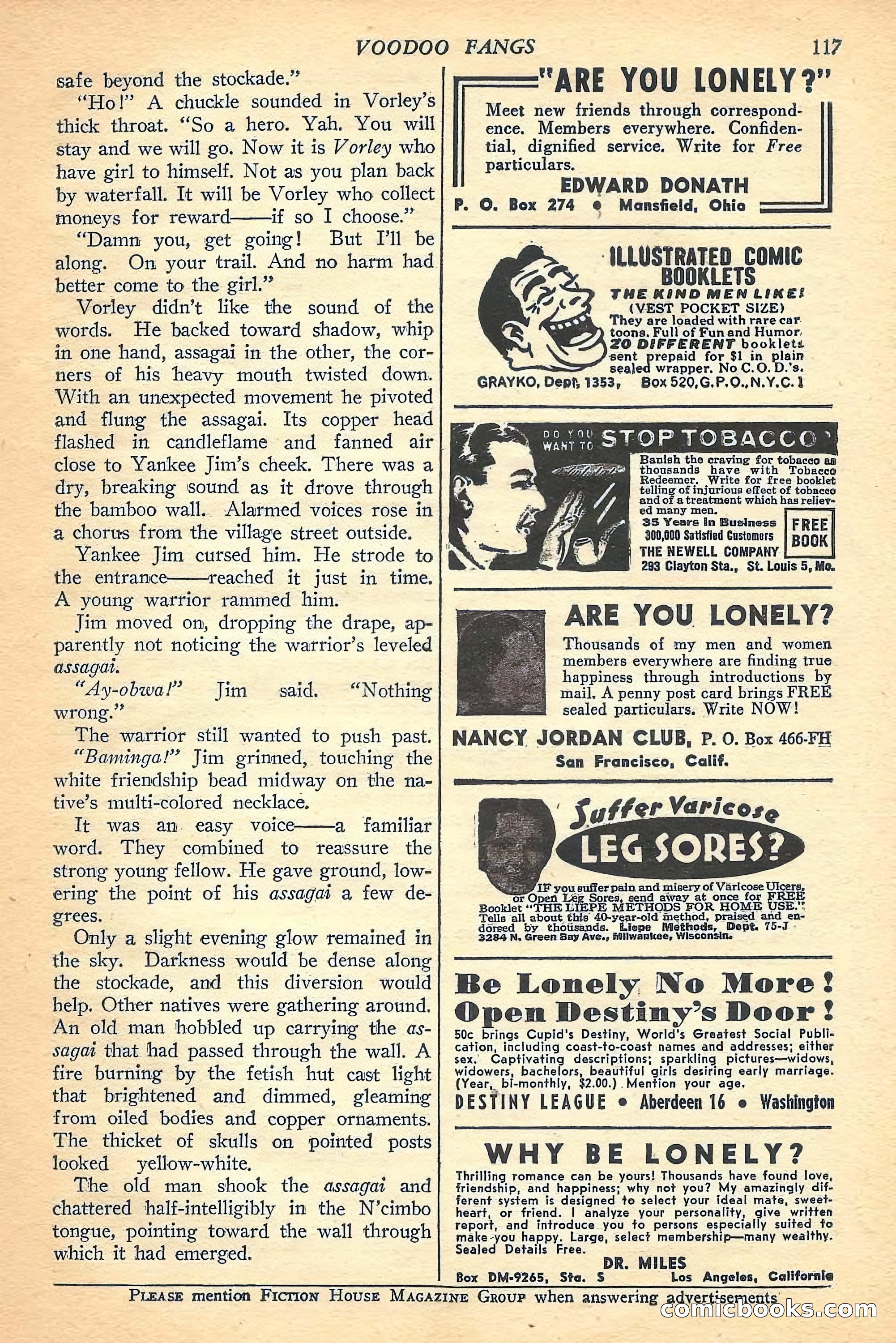 Jungle Stories, Winter Issue — page 119 of 132