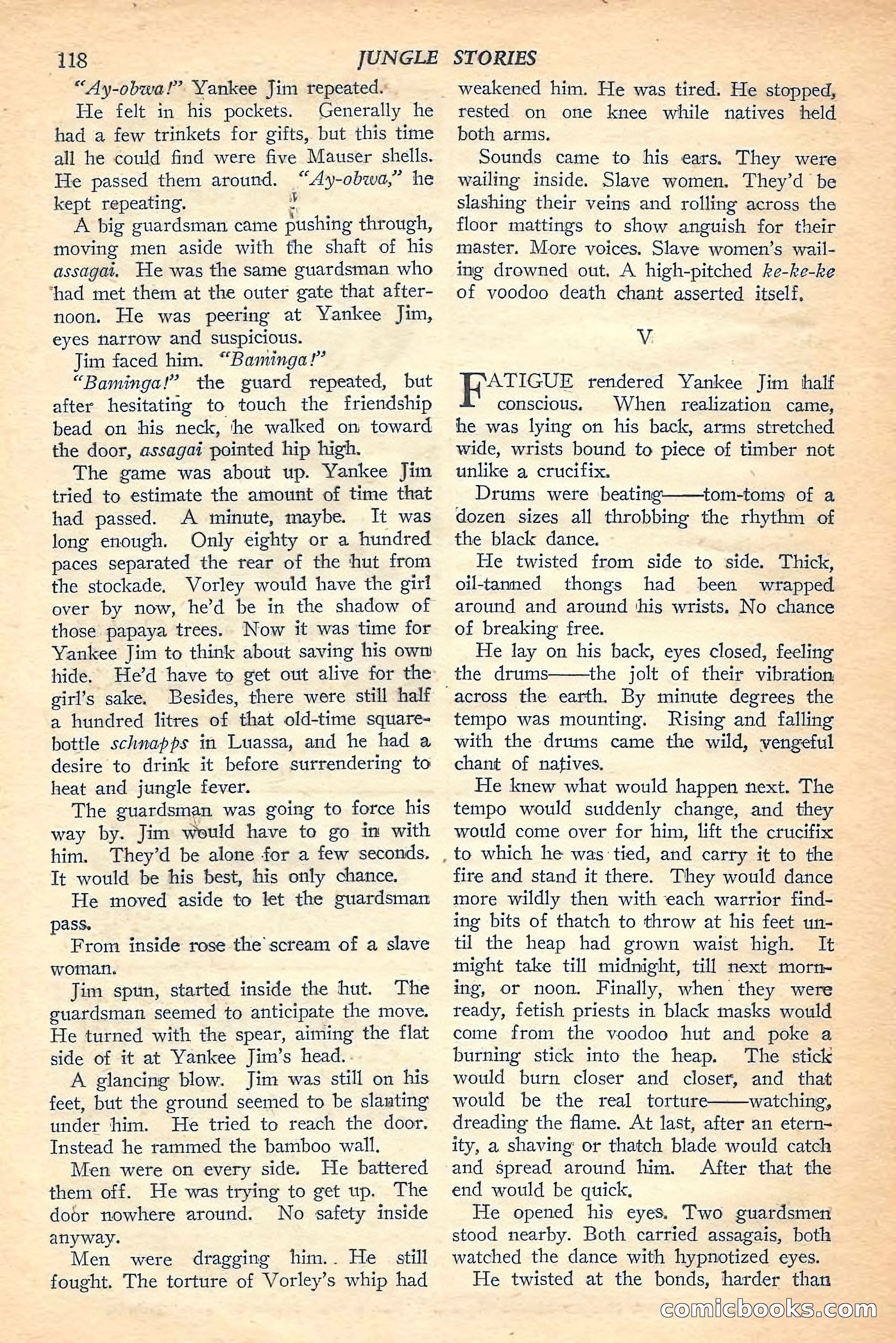 Jungle Stories, Winter Issue — page 120 of 132