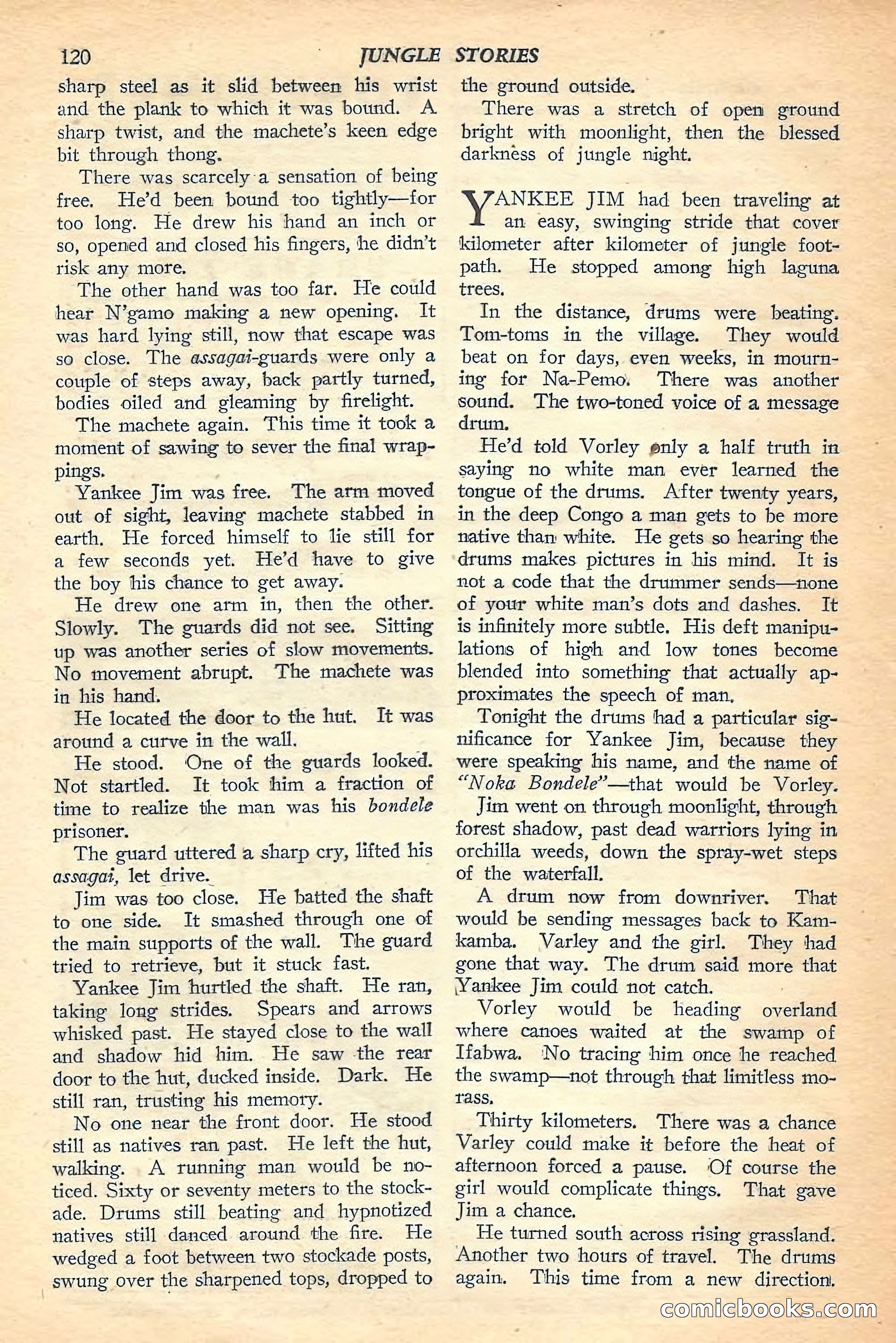 Jungle Stories, Winter Issue — page 122 of 132