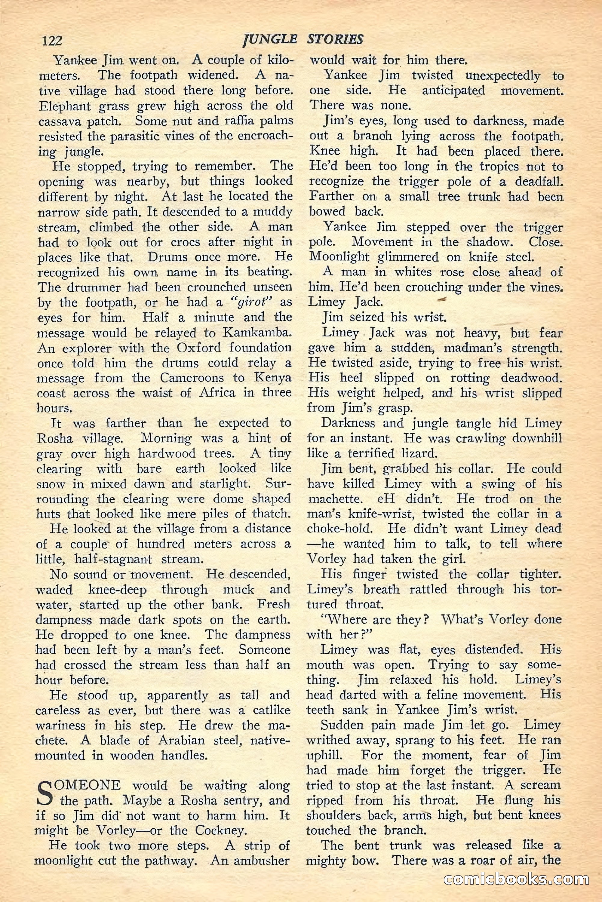 Jungle Stories, Winter Issue — page 124 of 132