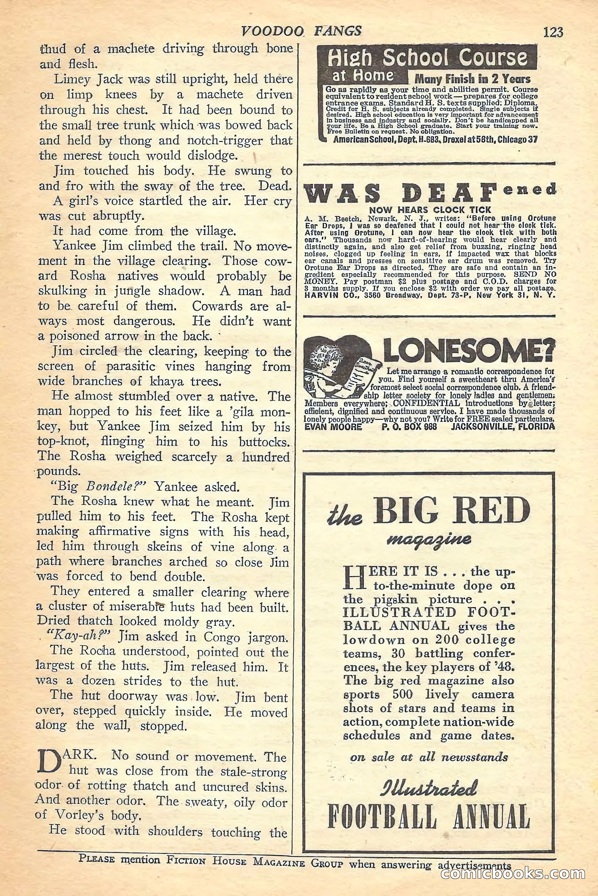 Jungle Stories, Winter Issue — page 125 of 132