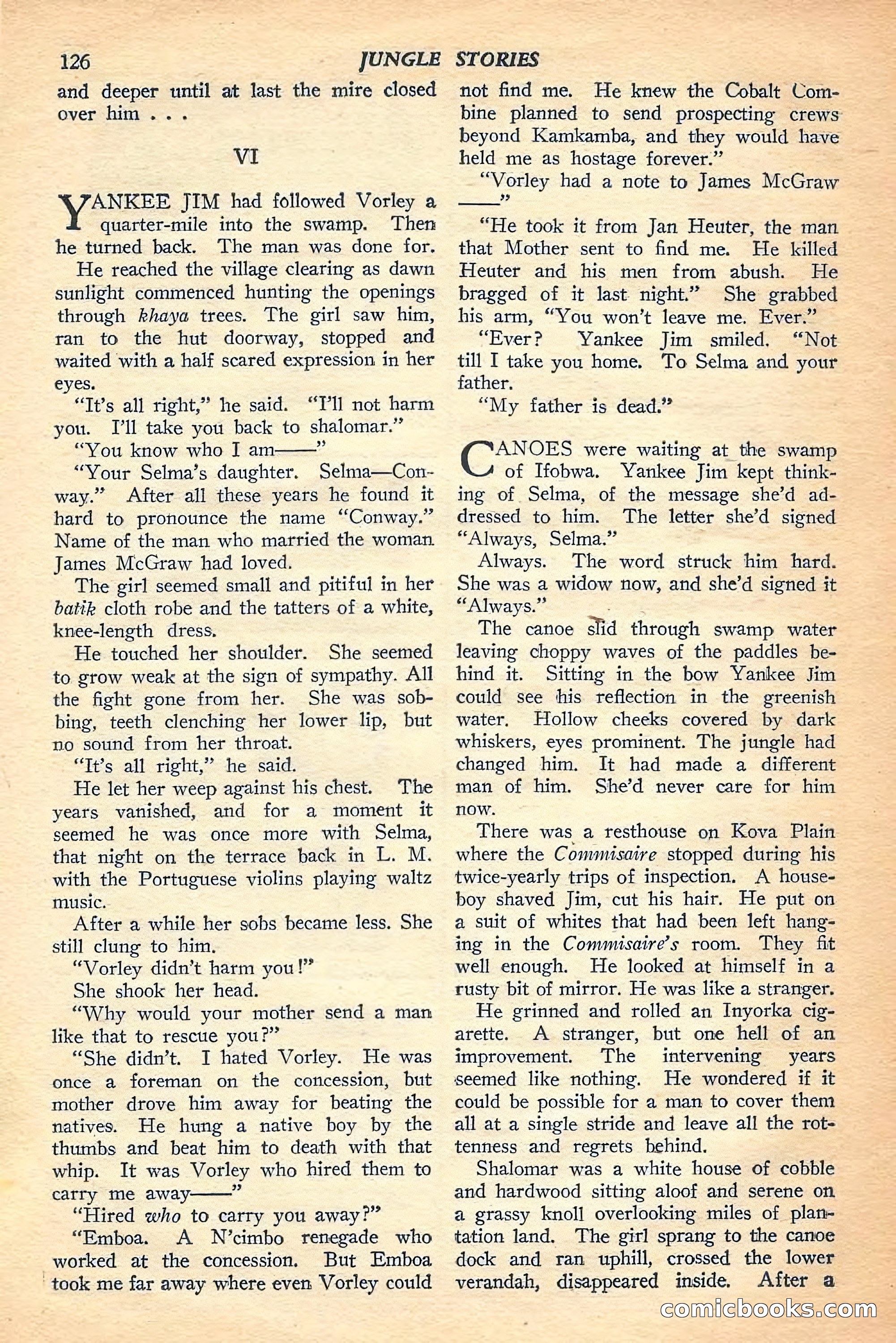 Jungle Stories, Winter Issue — page 128 of 132