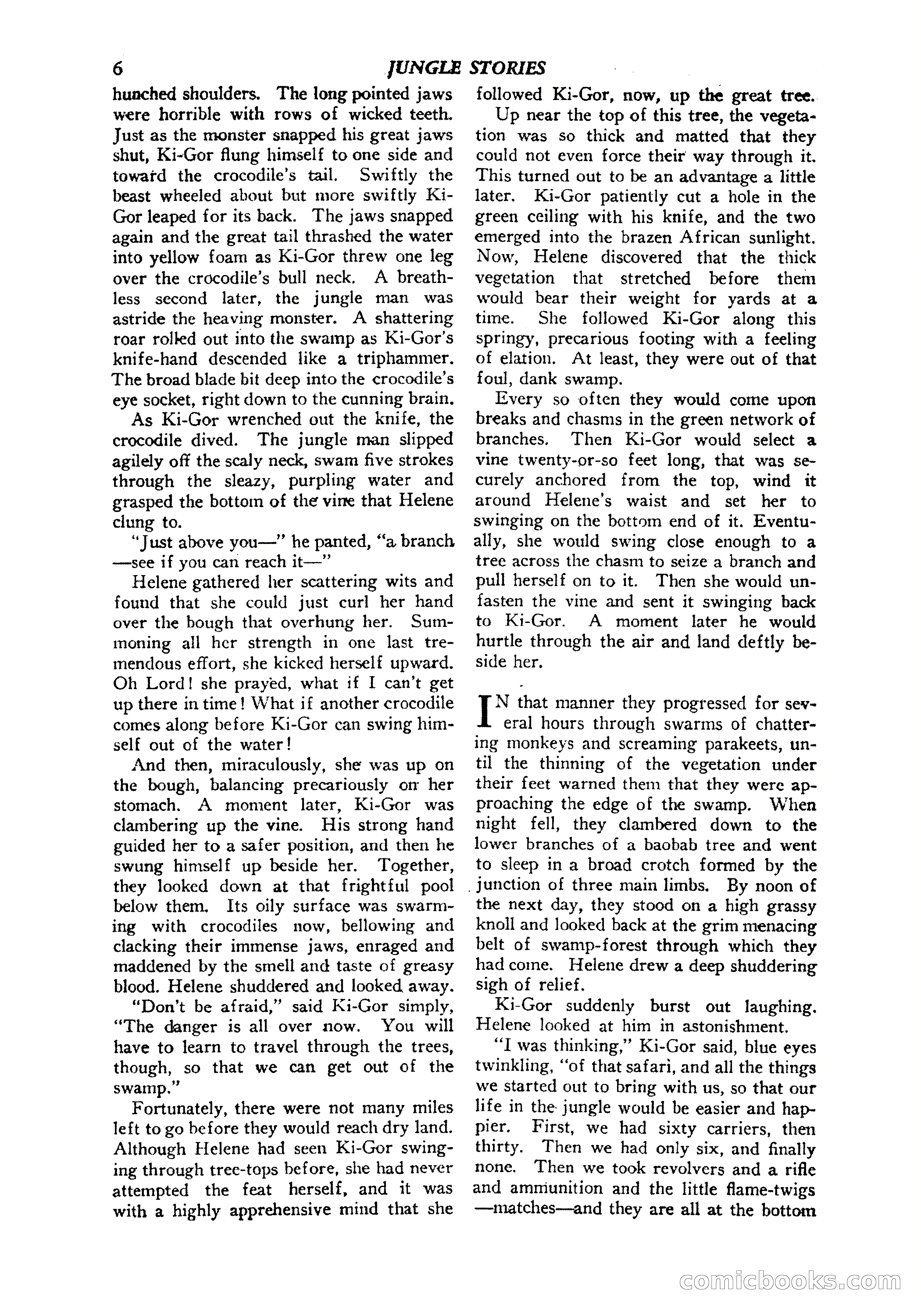 Jungle Stories, Vol. 1, No. 5 — page 8 of 132