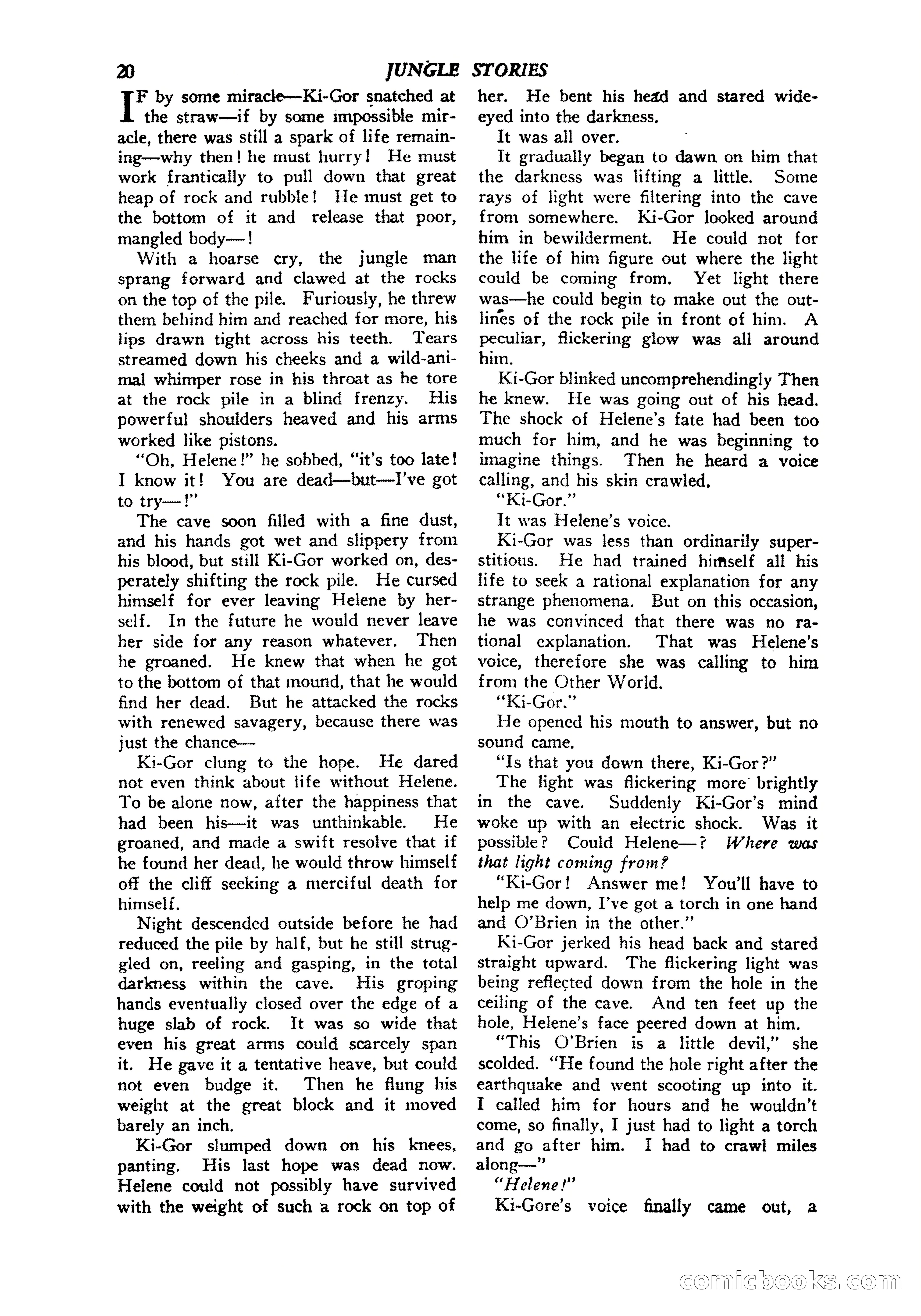Jungle Stories, Vol. 1, No. 5 — page 22 of 132