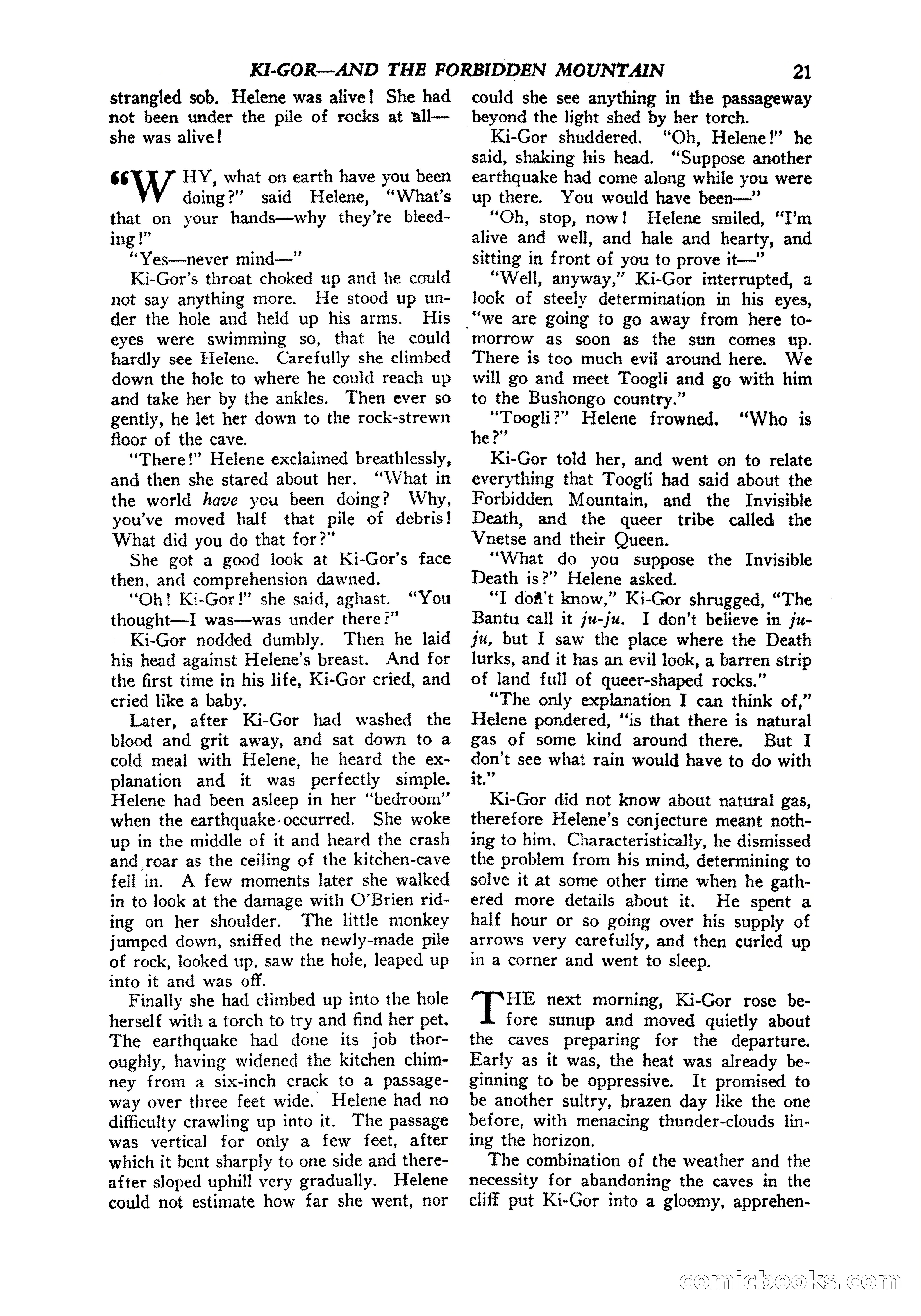 Jungle Stories, Vol. 1, No. 5 — page 23 of 132