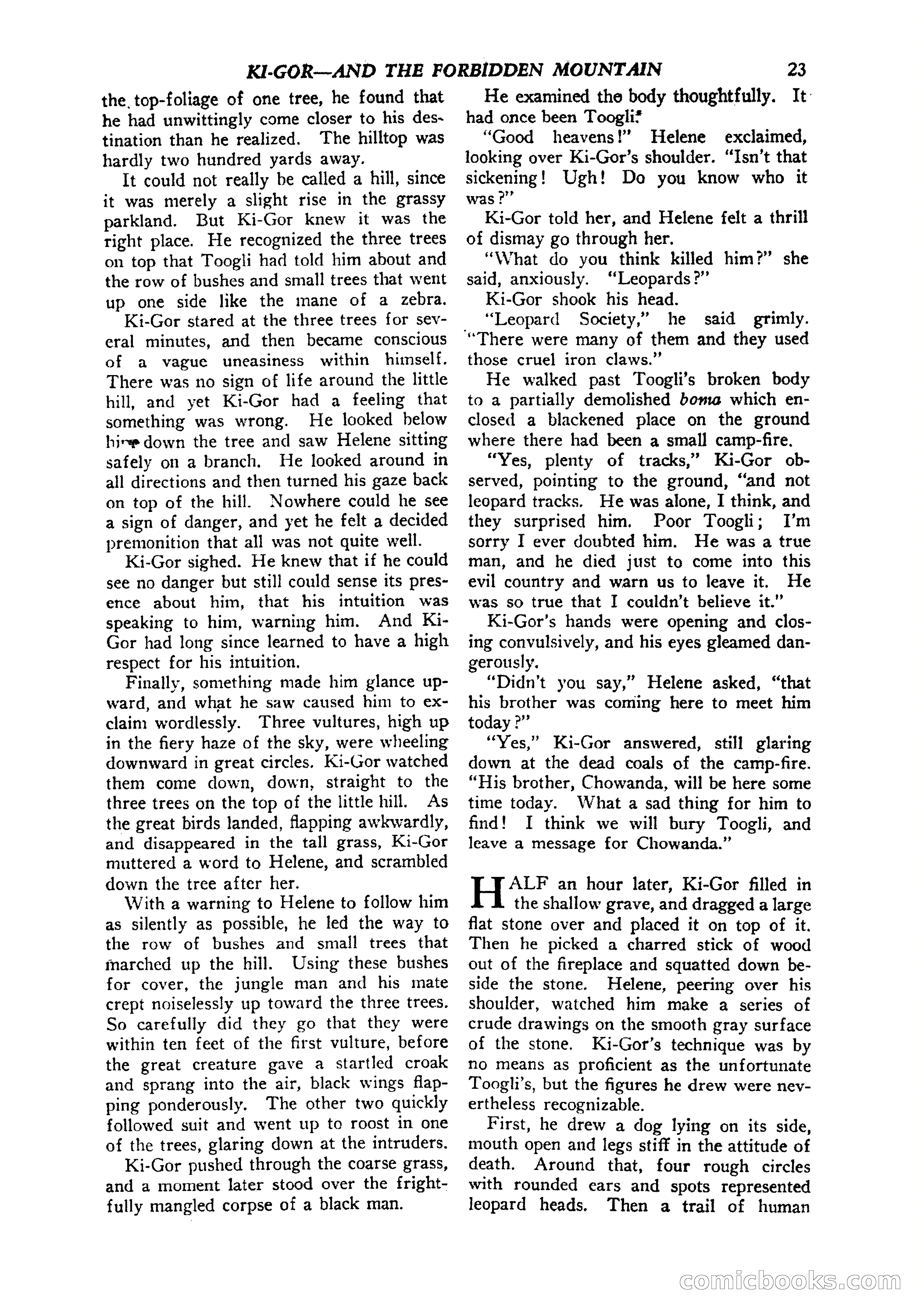 Jungle Stories, Vol. 1, No. 5 — page 25 of 132