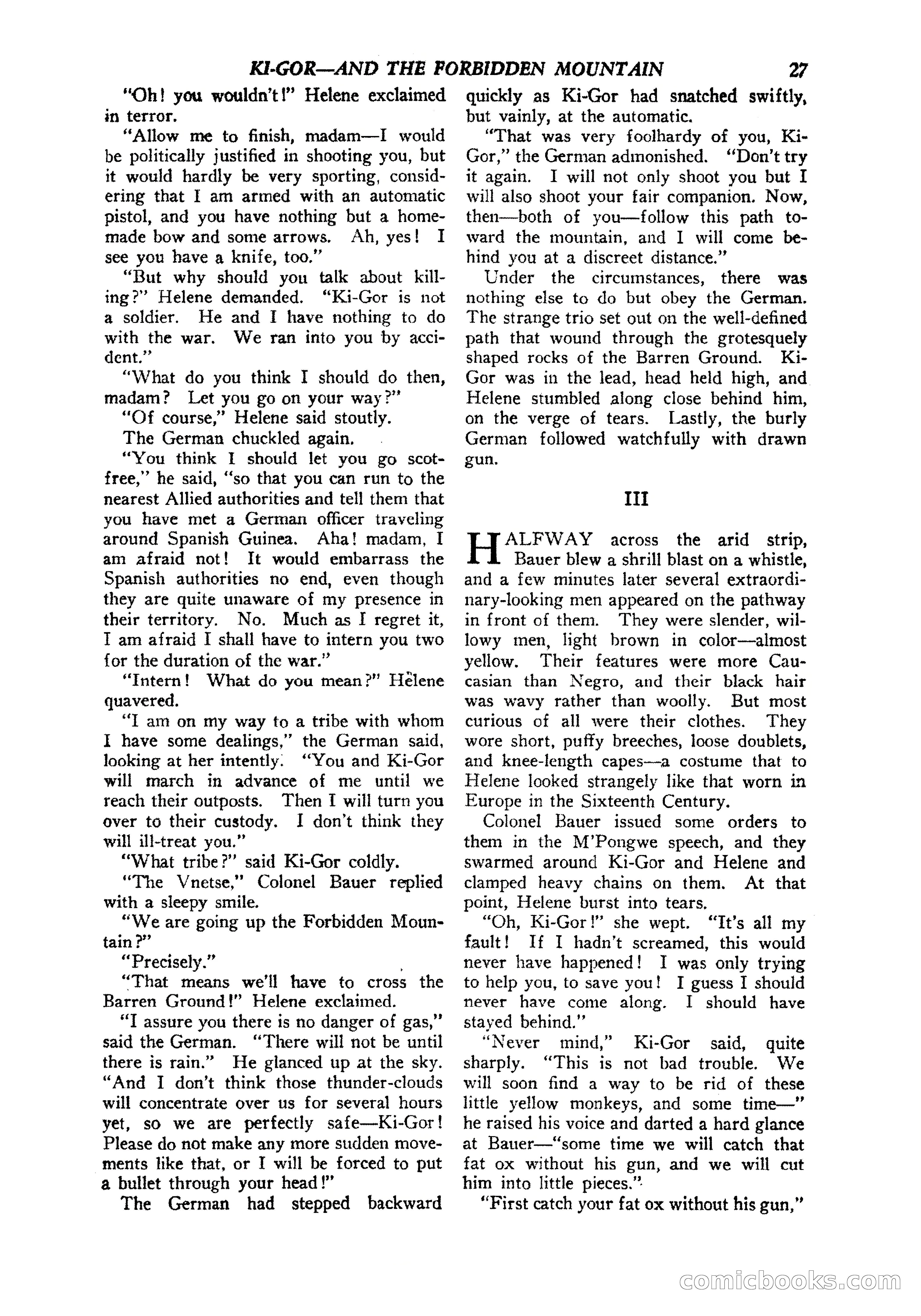 Jungle Stories, Vol. 1, No. 5 — page 29 of 132