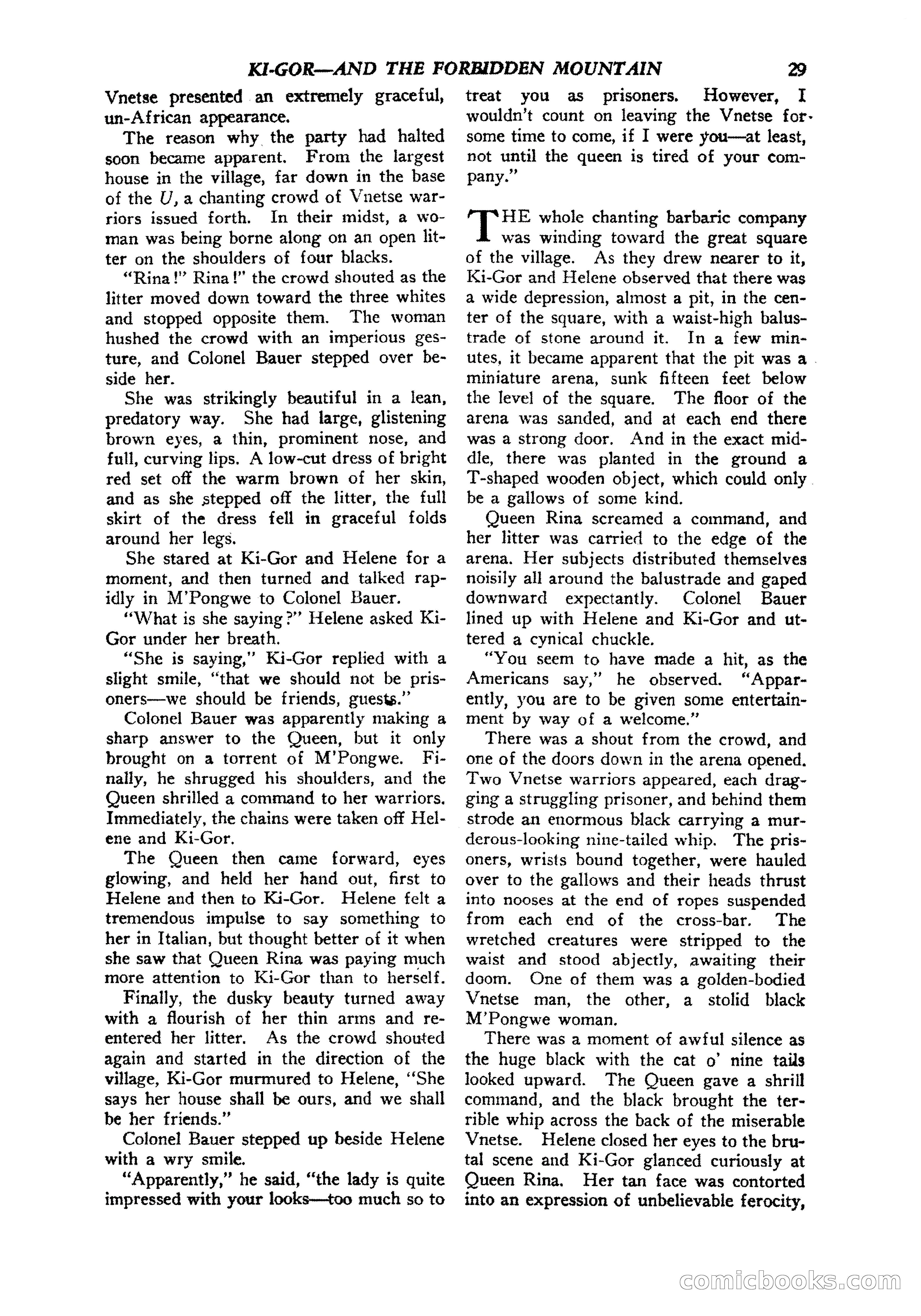Jungle Stories, Vol. 1, No. 5 — page 31 of 132