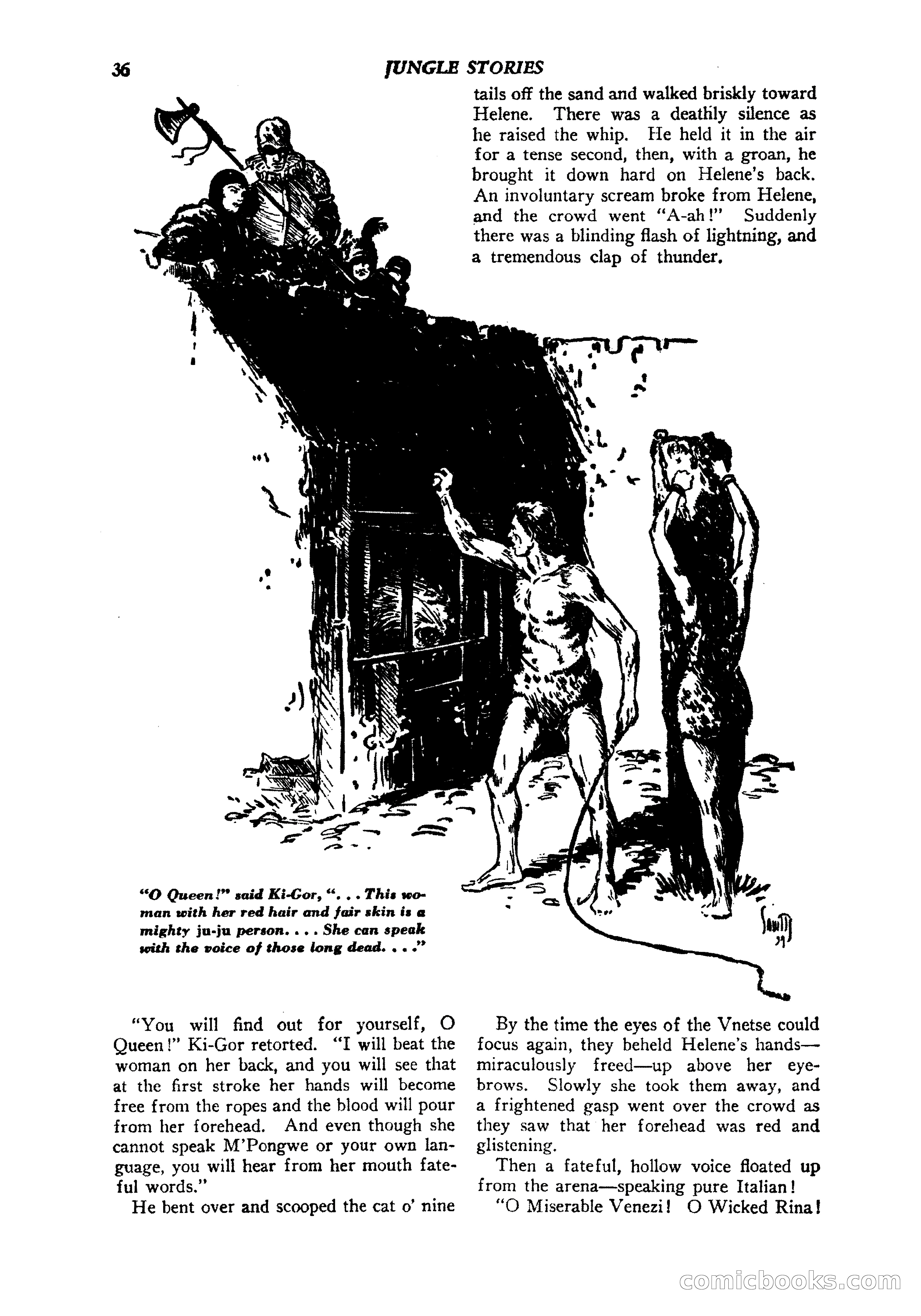Jungle Stories, Vol. 1, No. 5 — page 38 of 132