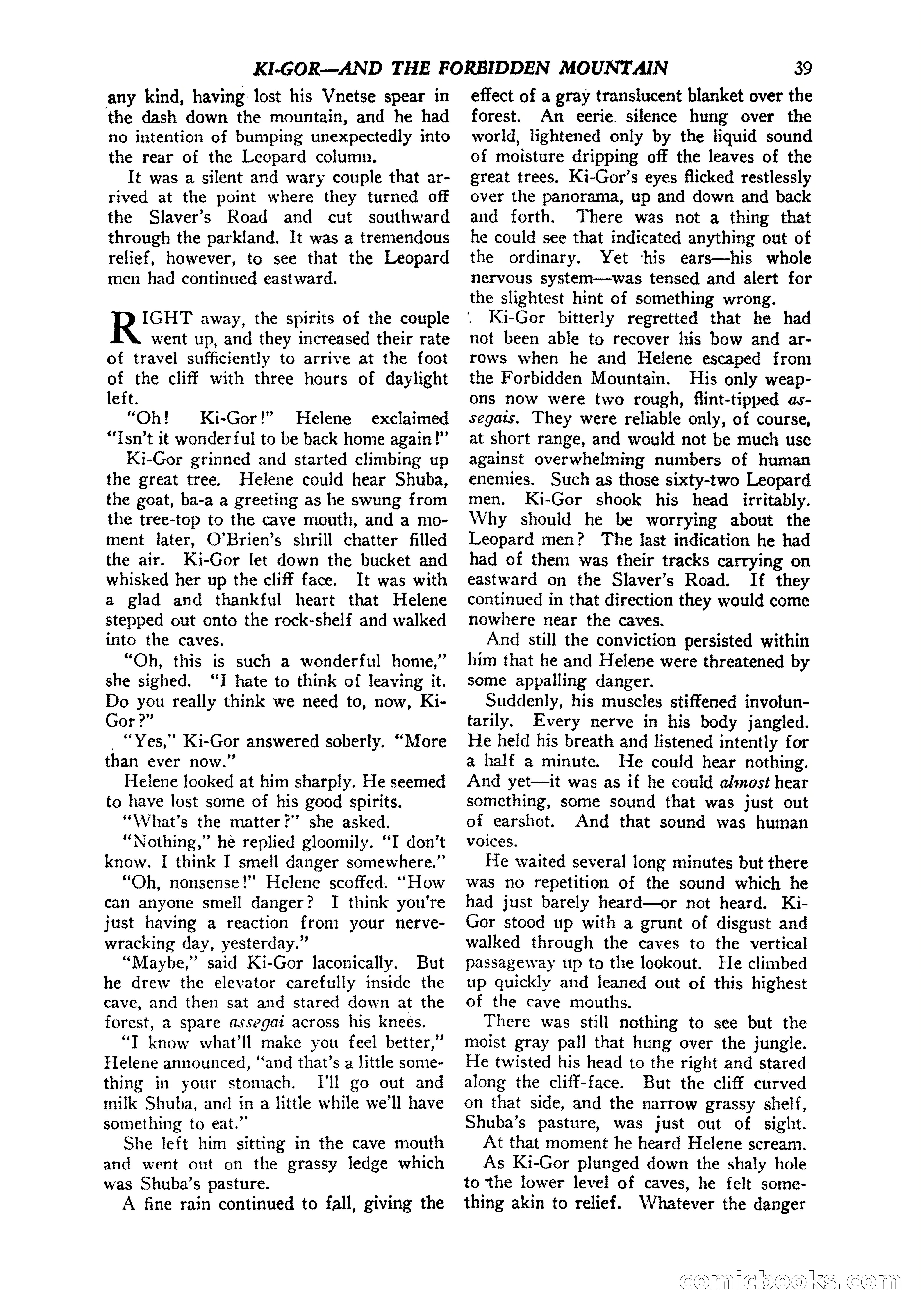 Jungle Stories, Vol. 1, No. 5 — page 41 of 132
