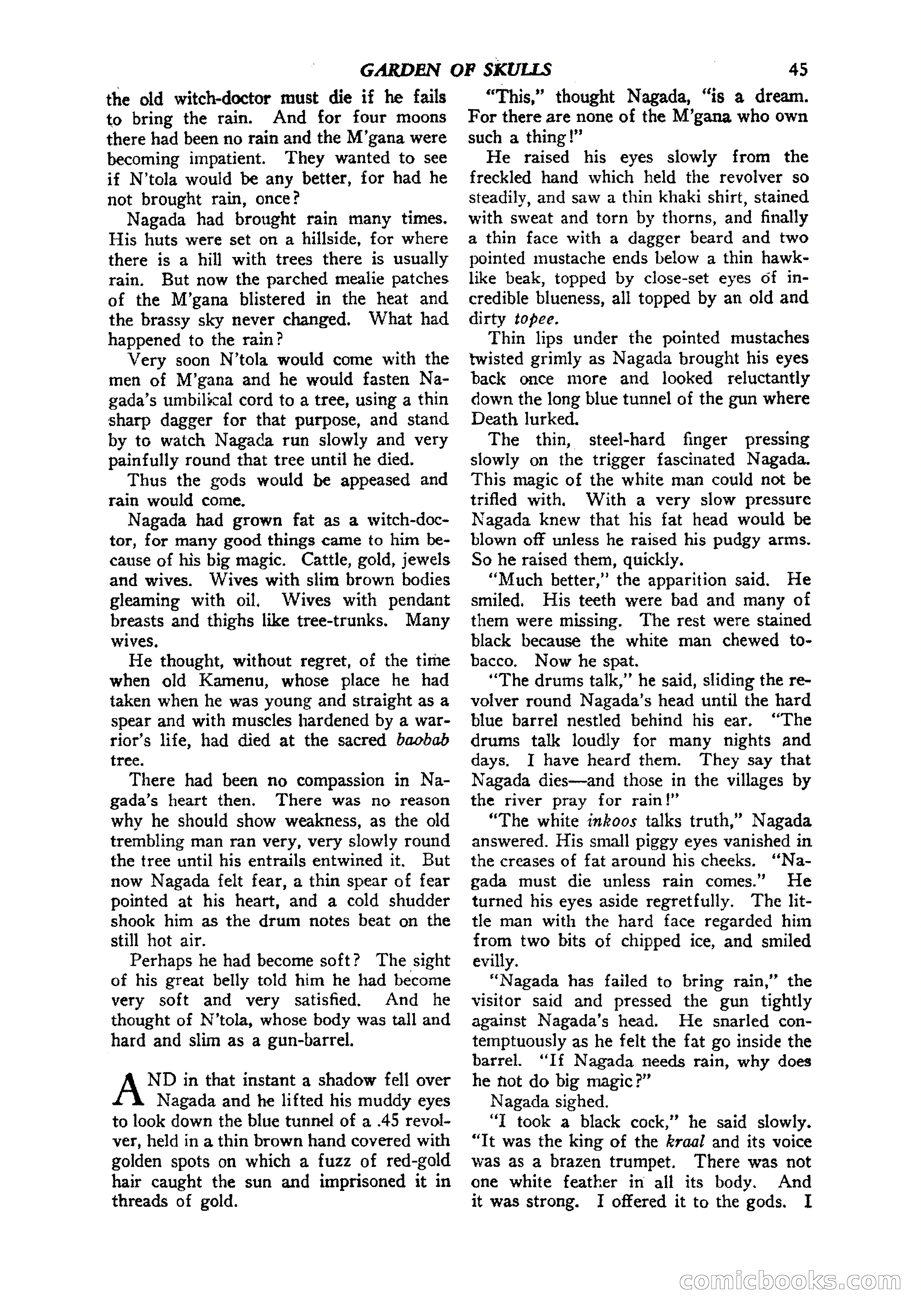 Jungle Stories, Vol. 1, No. 5 — page 47 of 132