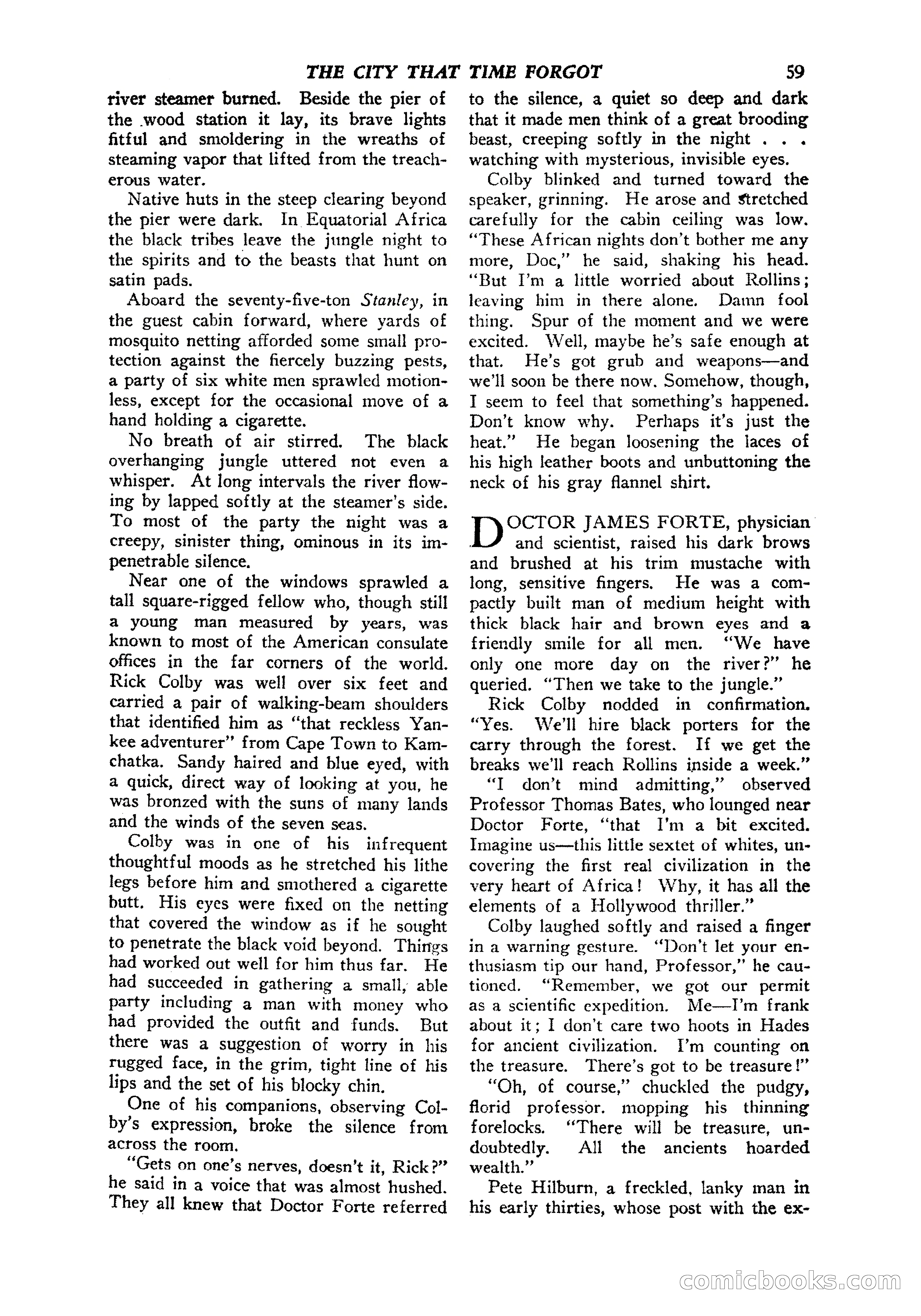Jungle Stories, Vol. 1, No. 5 — page 61 of 132