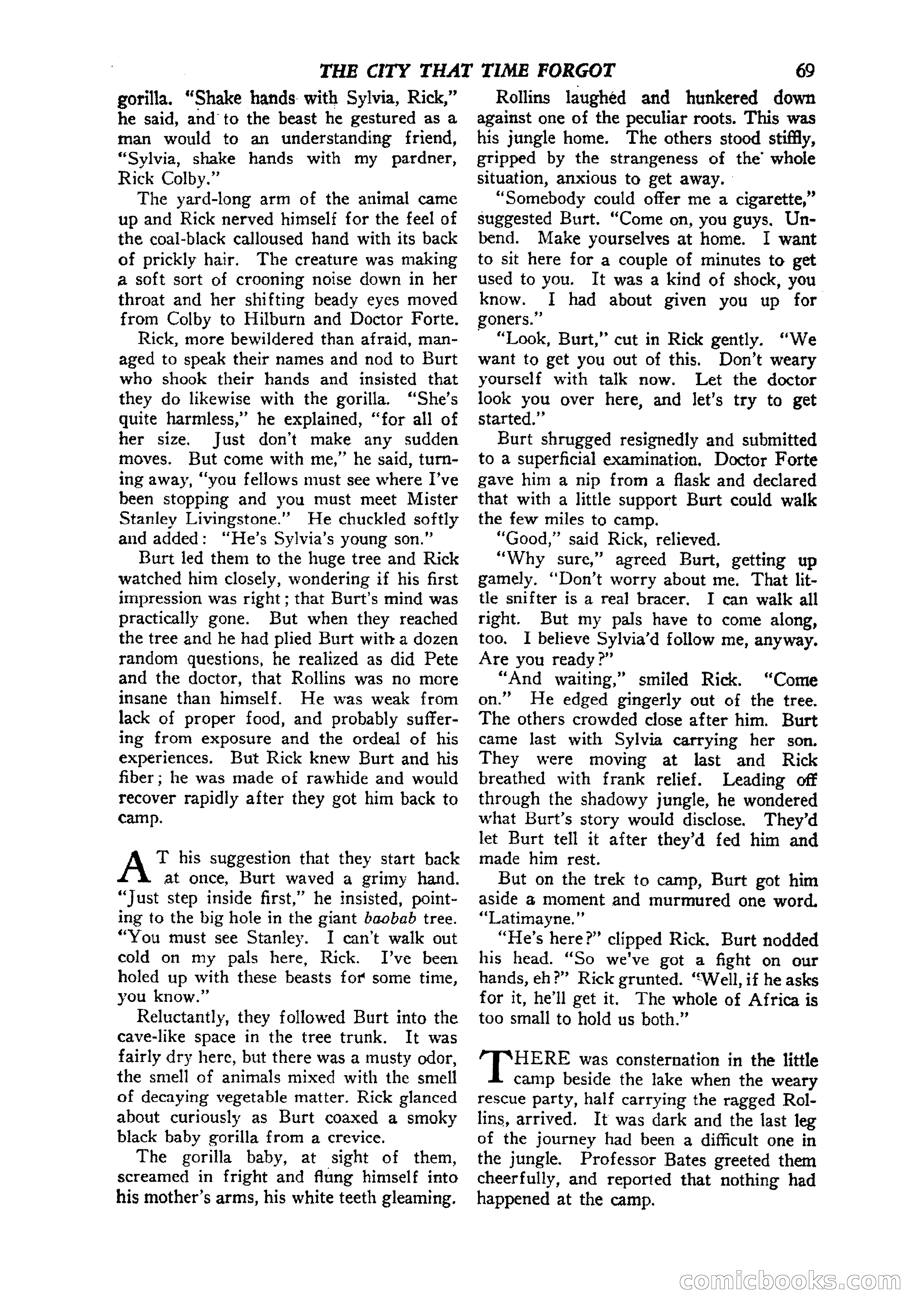 Jungle Stories, Vol. 1, No. 5 — page 71 of 132