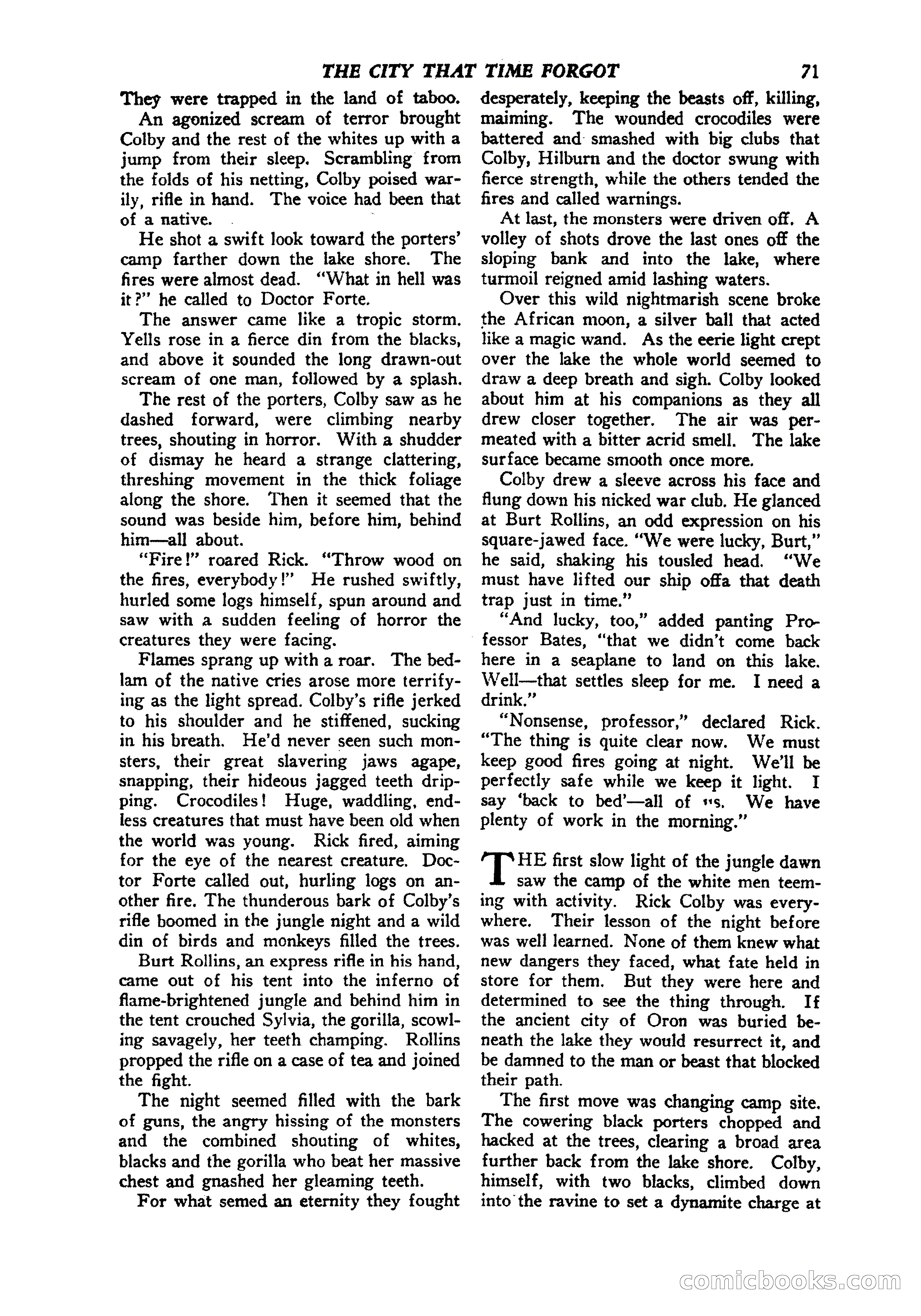 Jungle Stories, Vol. 1, No. 5 — page 73 of 132