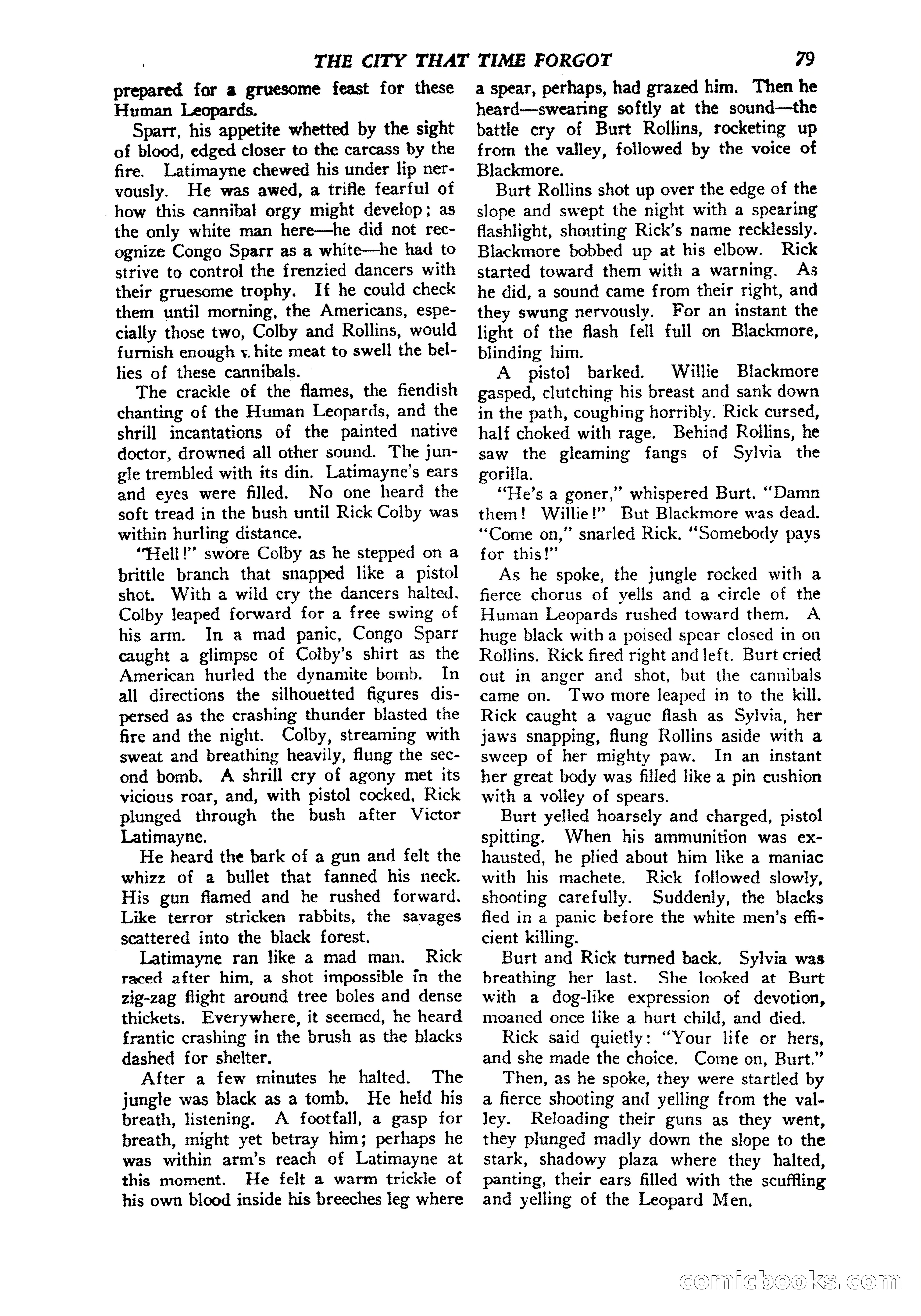 Jungle Stories, Vol. 1, No. 5 — page 81 of 132