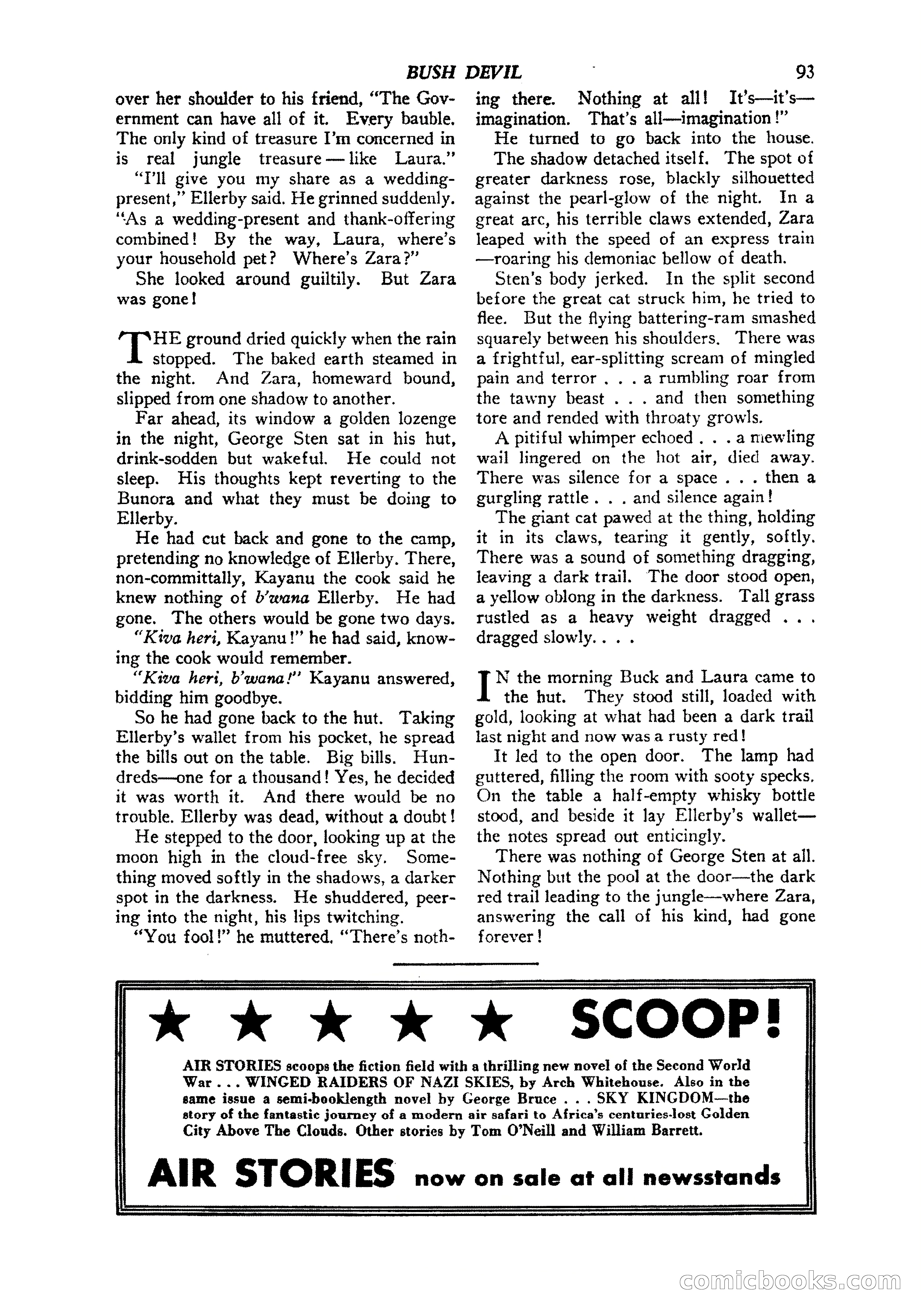 Jungle Stories, Vol. 1, No. 5 — page 95 of 132