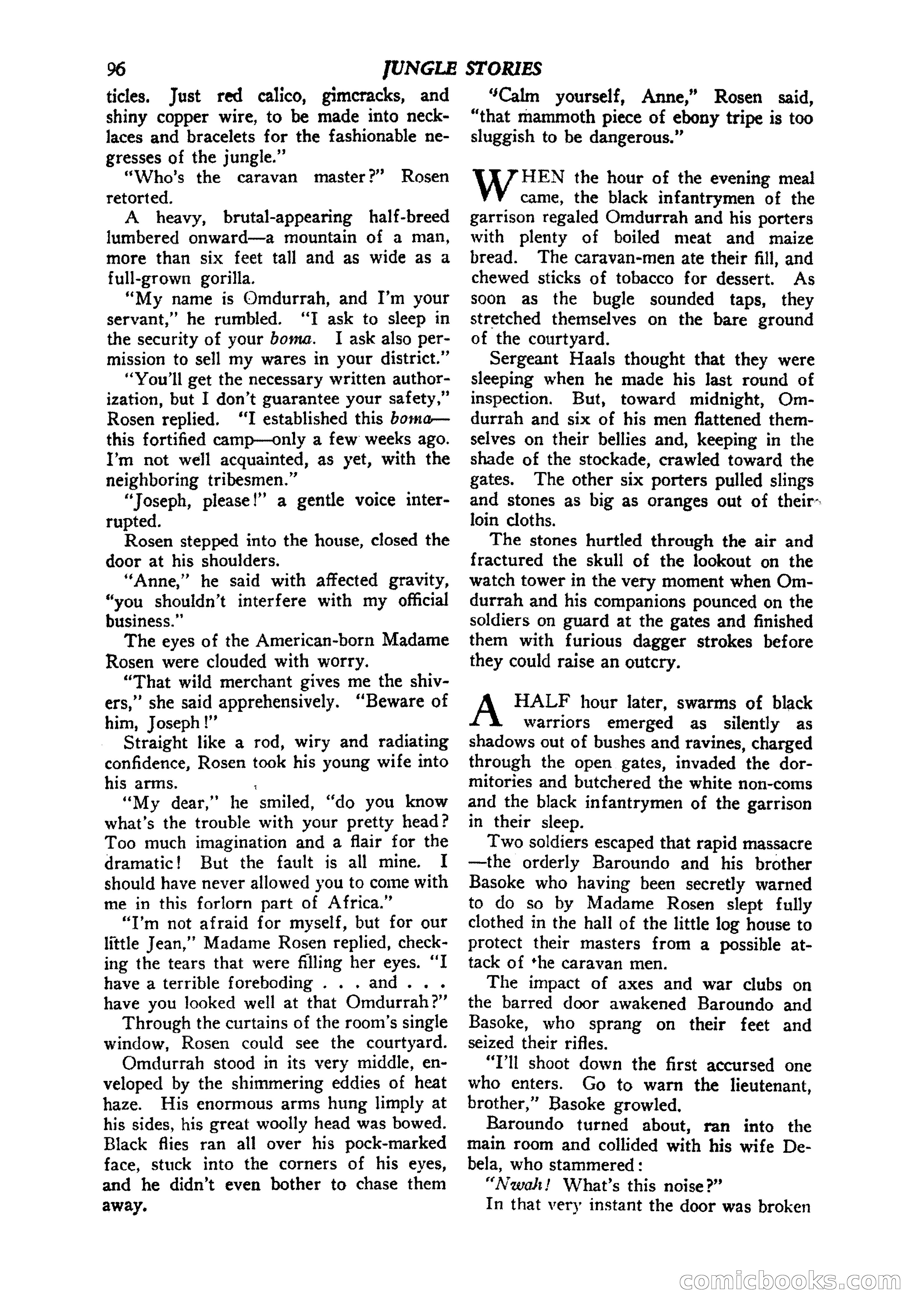 Jungle Stories, Vol. 1, No. 5 — page 98 of 132