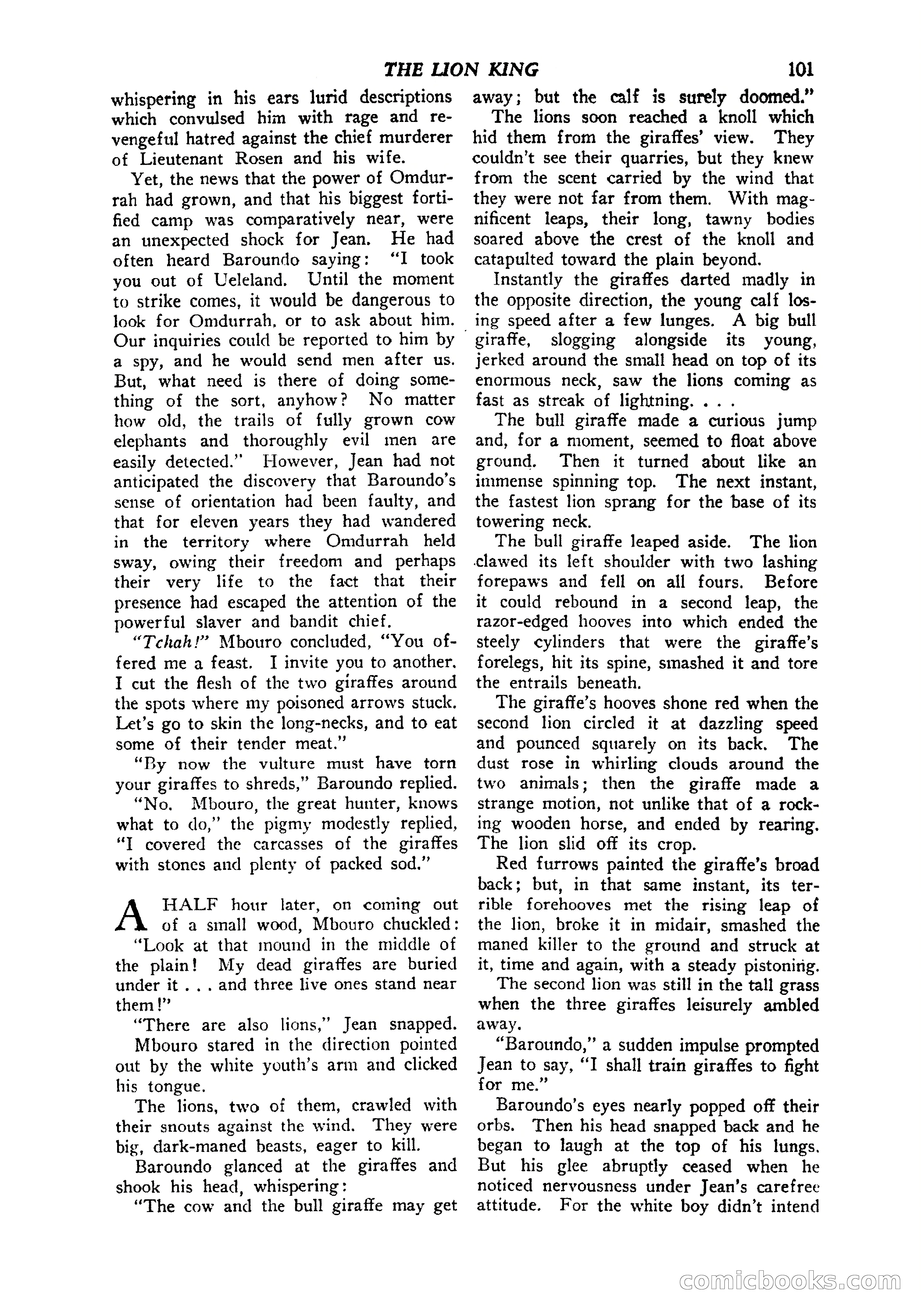 Jungle Stories, Vol. 1, No. 5 — page 103 of 132