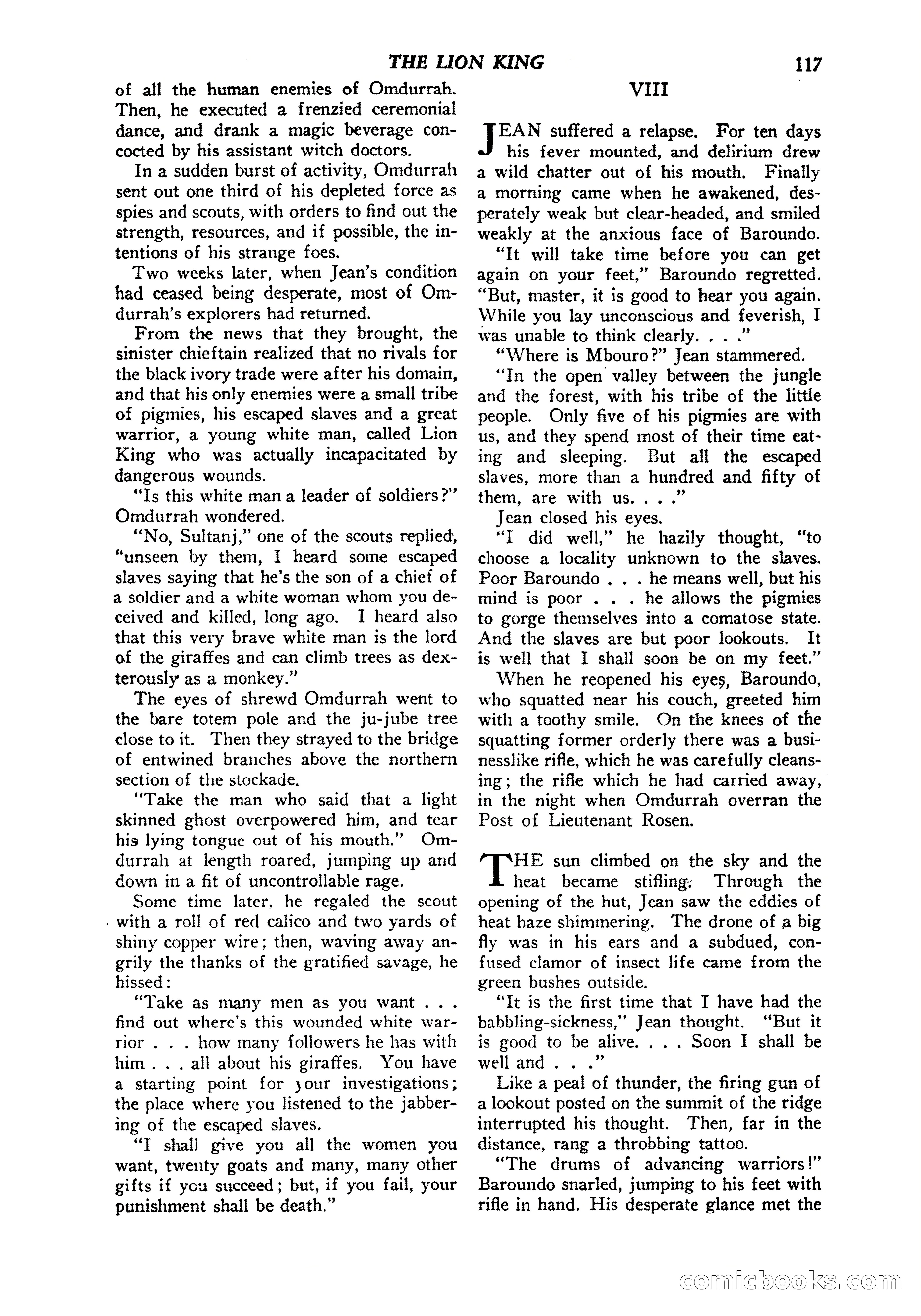 Jungle Stories, Vol. 1, No. 5 — page 119 of 132