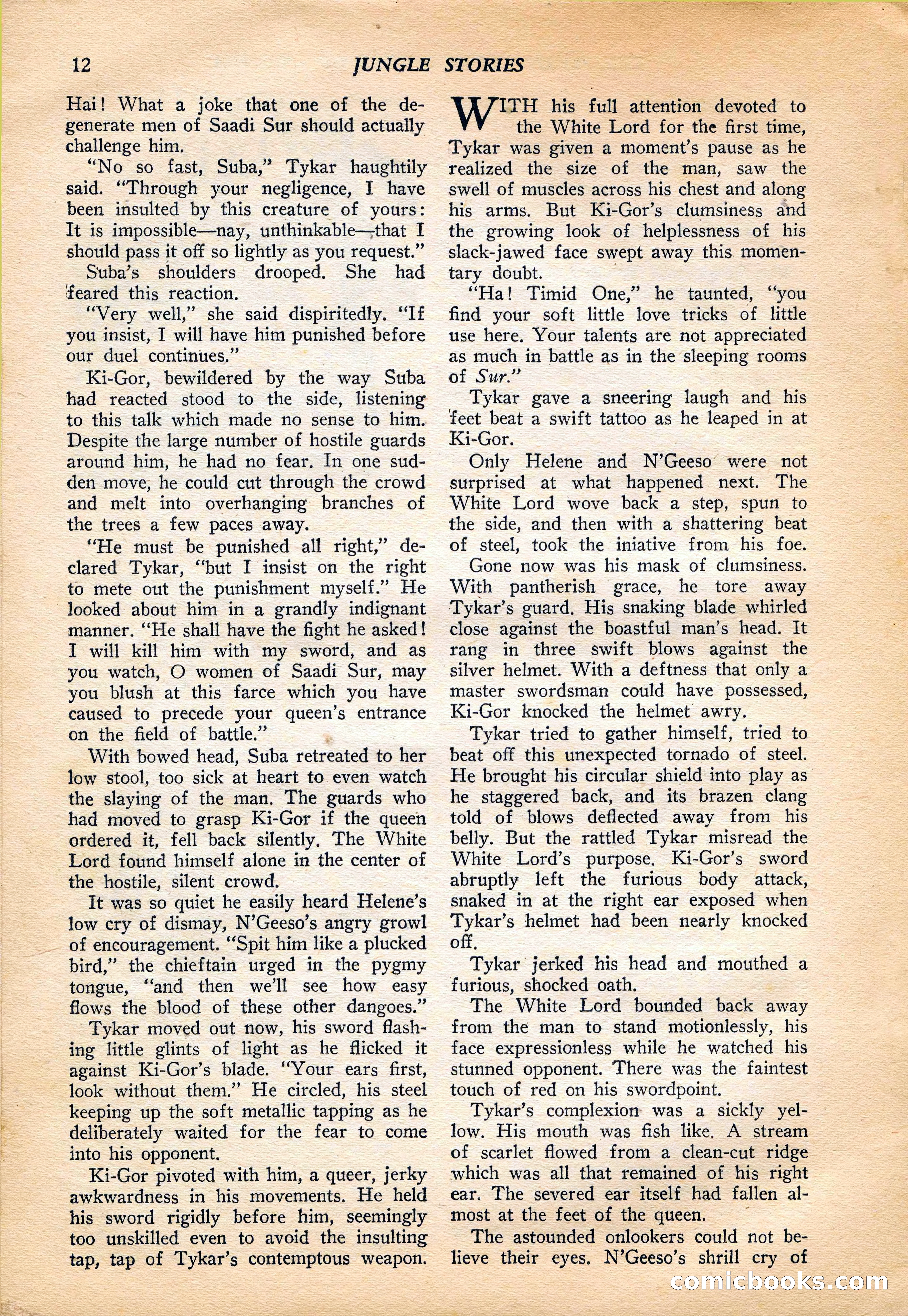 Jungle Stories, Vol. 4, No. 1 — page 14 of 132