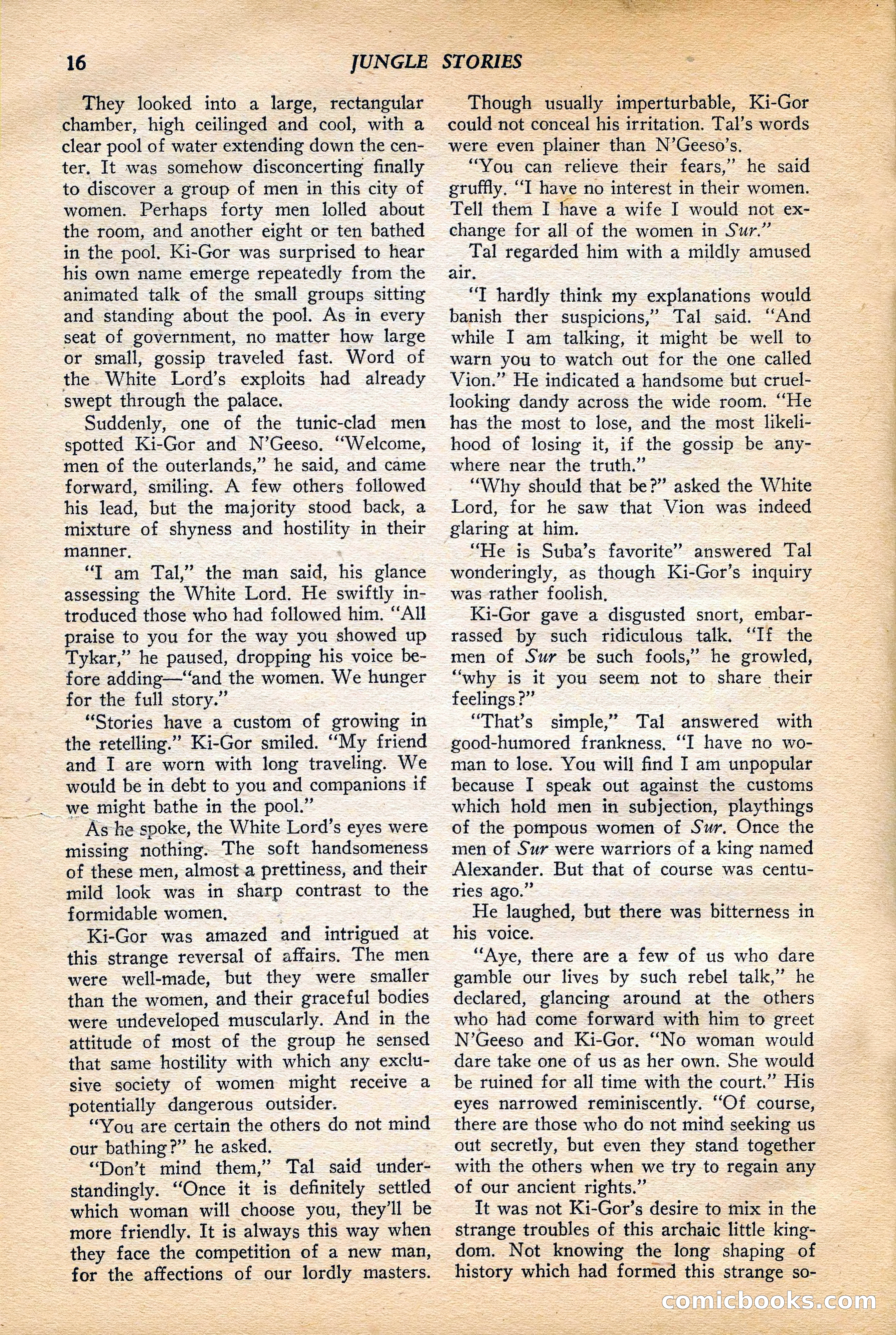 Jungle Stories, Vol. 4, No. 1 — page 18 of 132