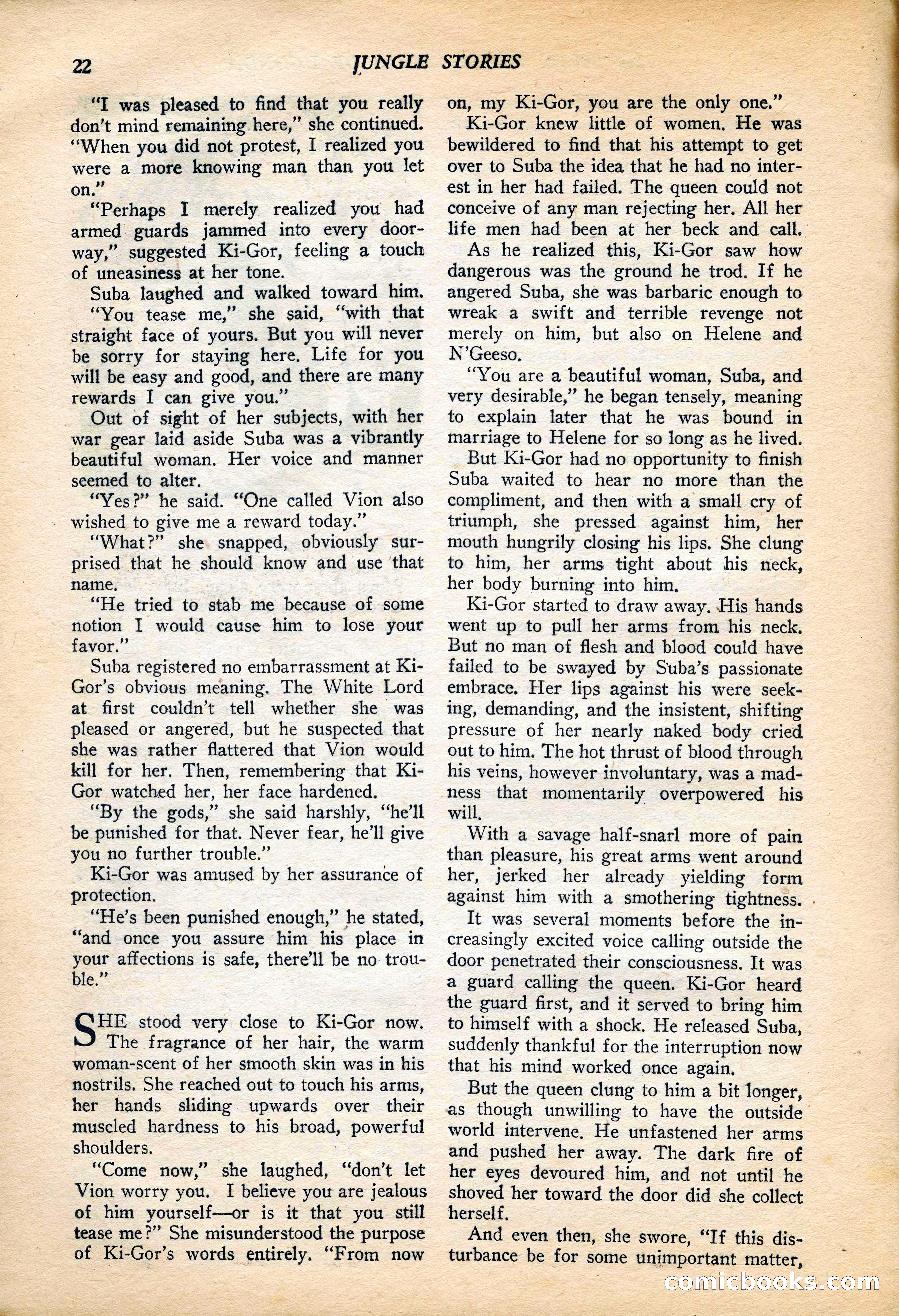 Jungle Stories, Vol. 4, No. 1 — page 24 of 132