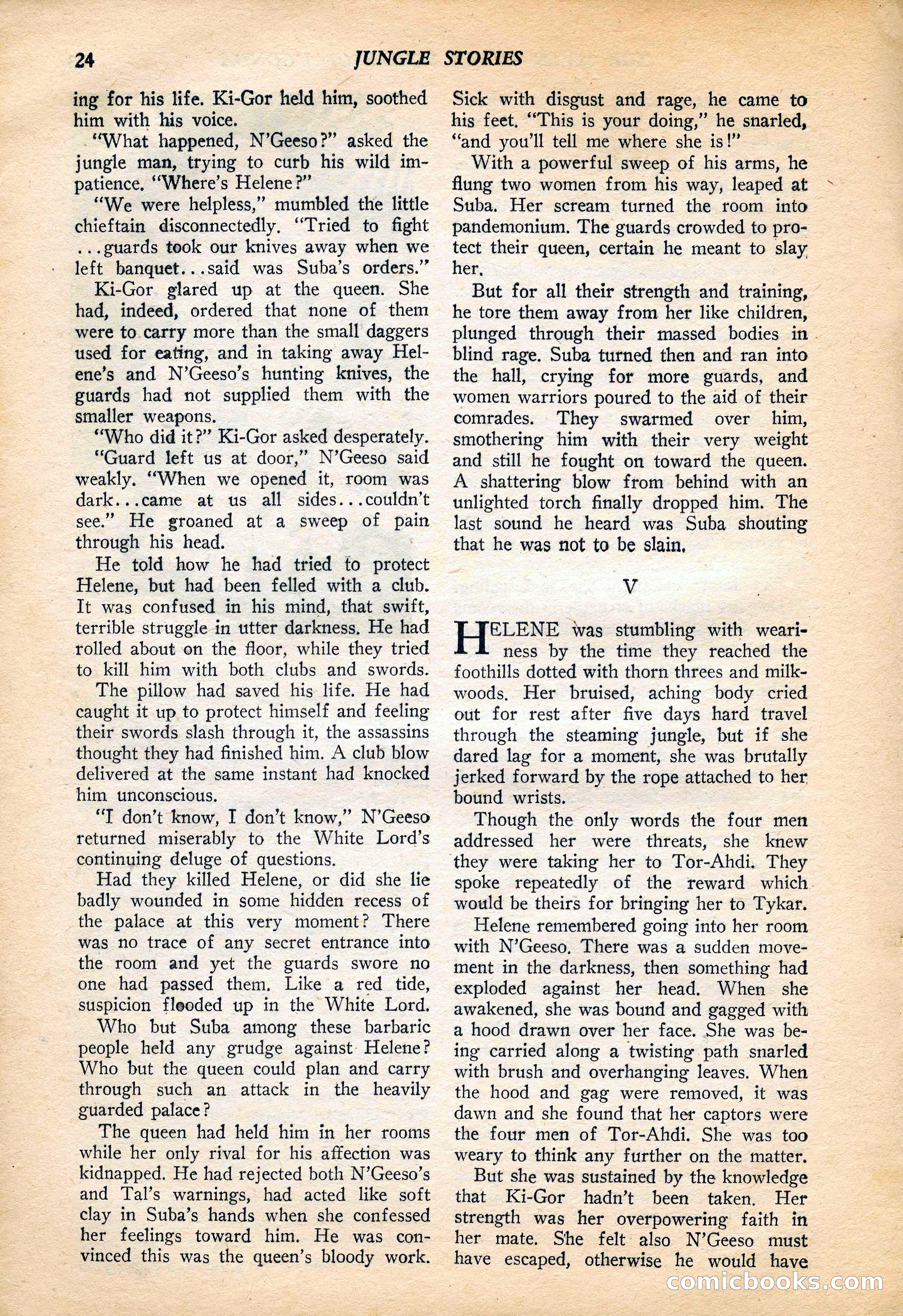 Jungle Stories, Vol. 4, No. 1 — page 26 of 132