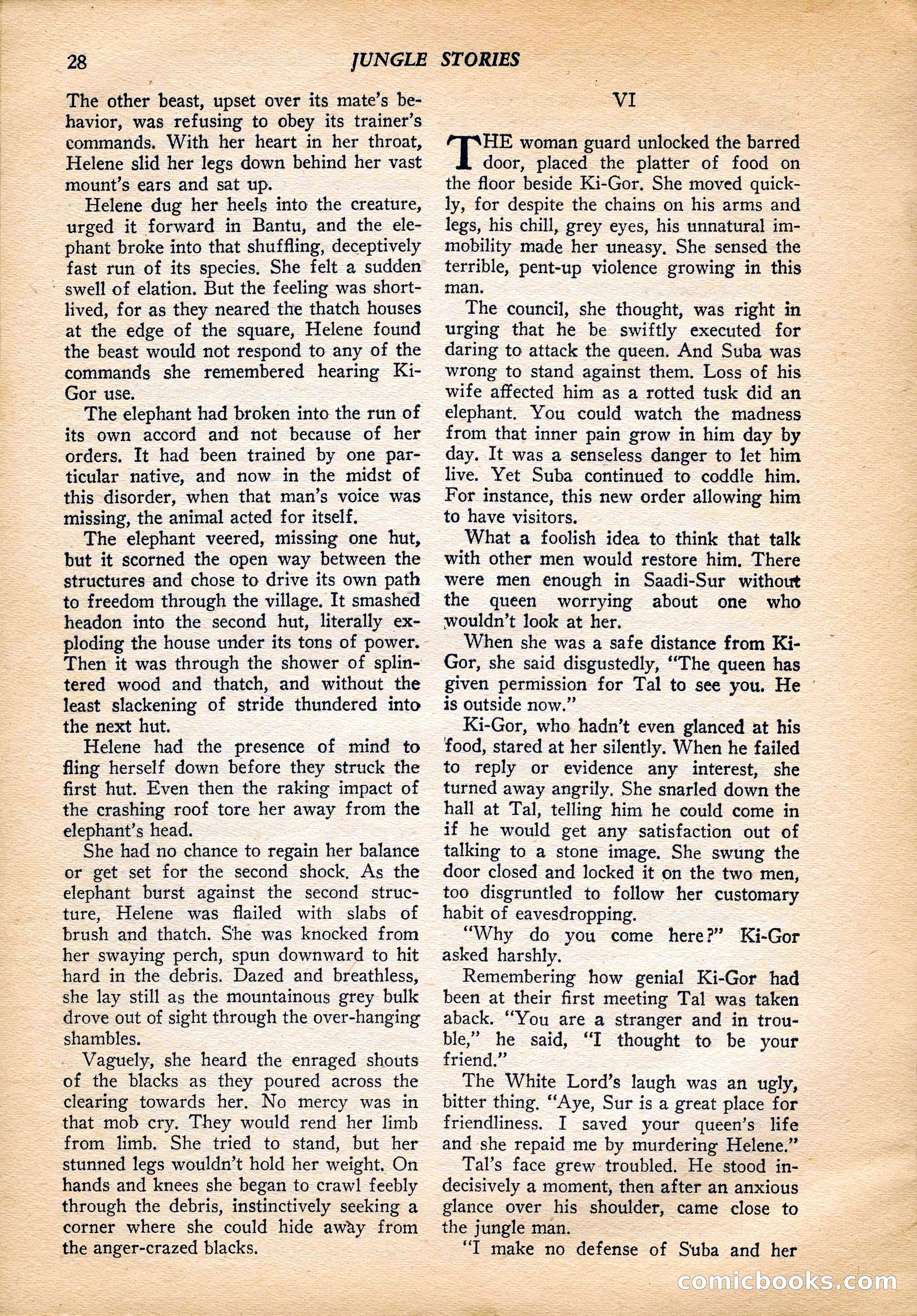 Jungle Stories, Vol. 4, No. 1 — page 30 of 132