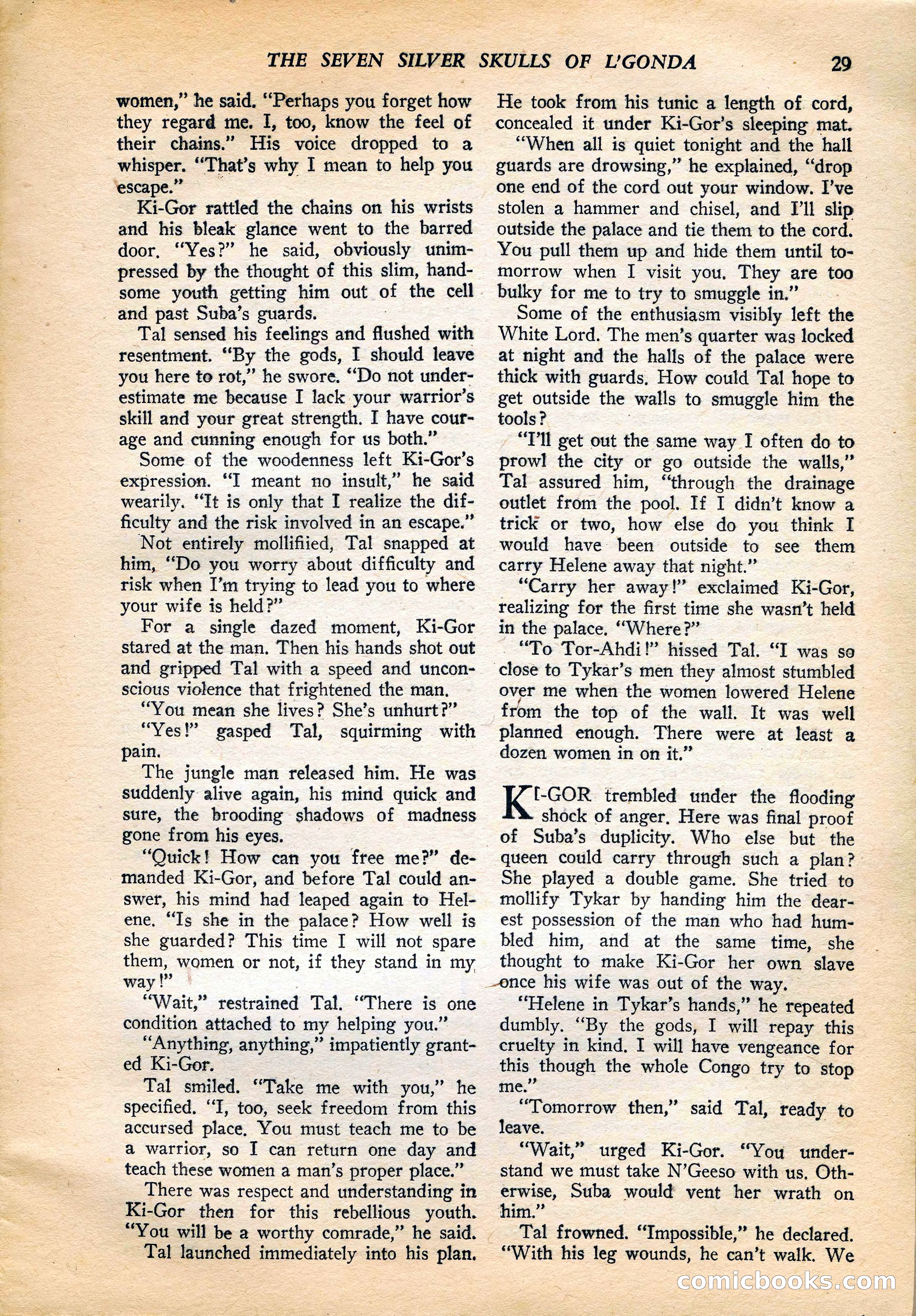 Jungle Stories, Vol. 4, No. 1 — page 31 of 132