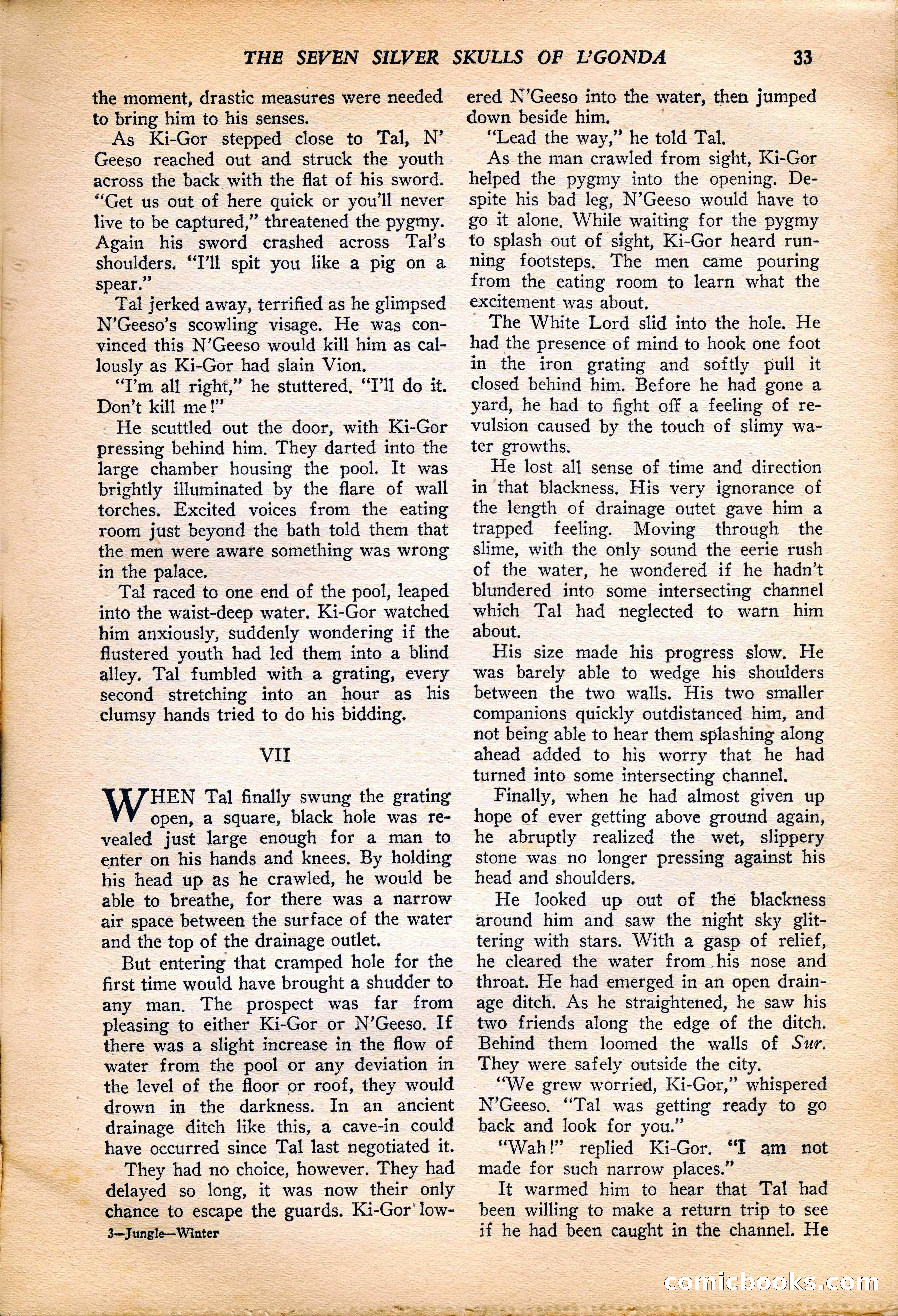 Jungle Stories, Vol. 4, No. 1 — page 35 of 132