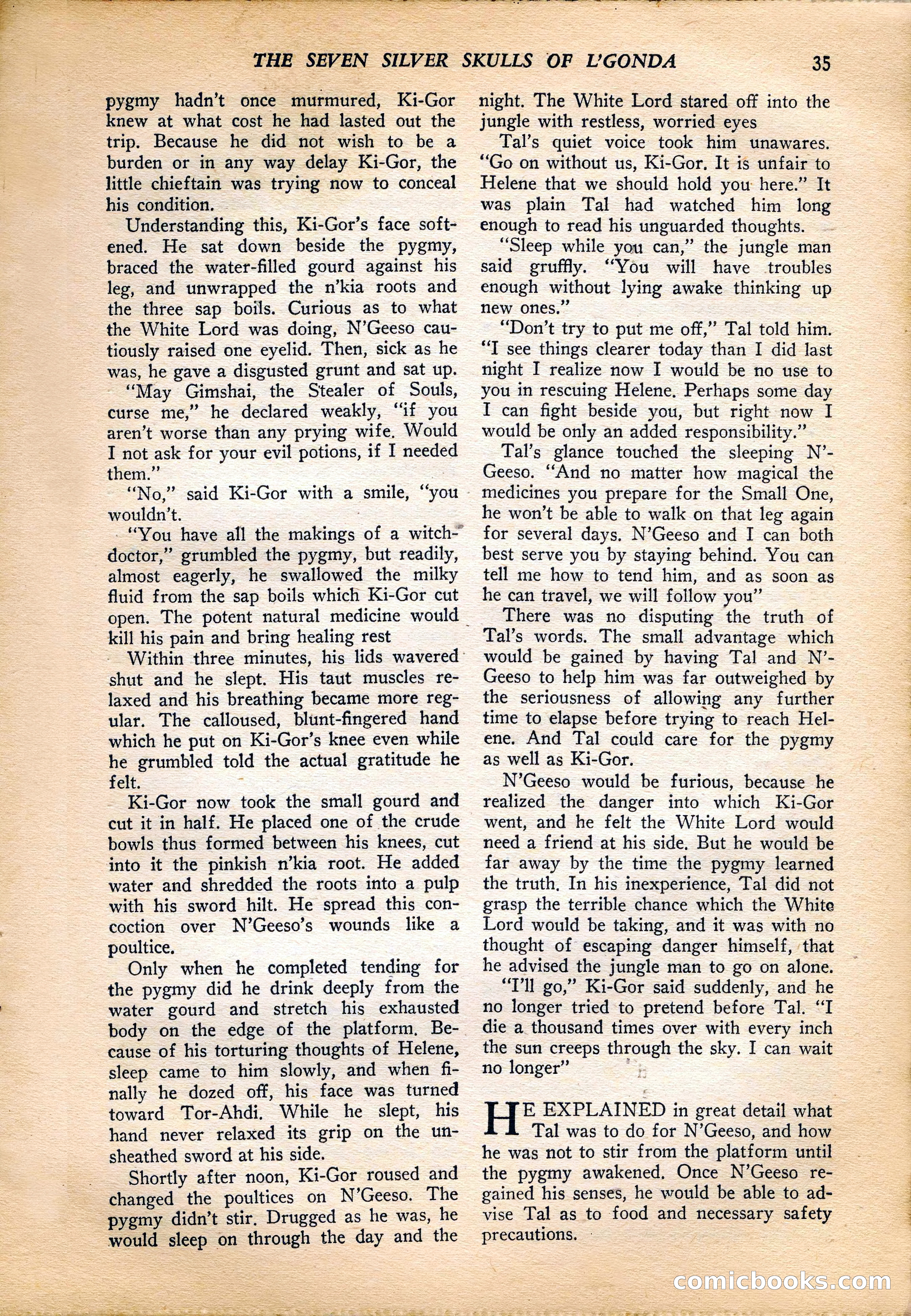 Jungle Stories, Vol. 4, No. 1 — page 37 of 132