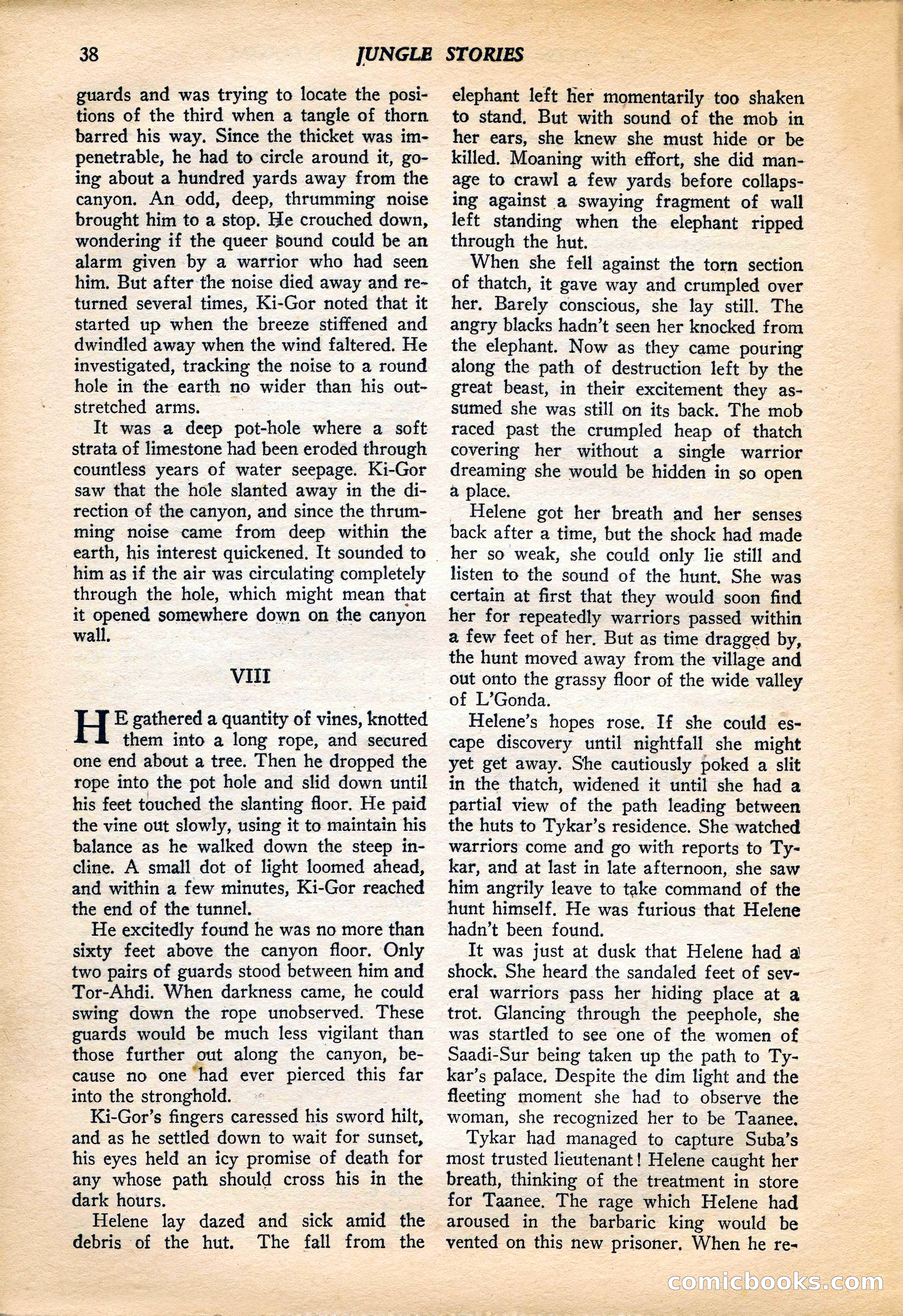 Jungle Stories, Vol. 4, No. 1 — page 40 of 132